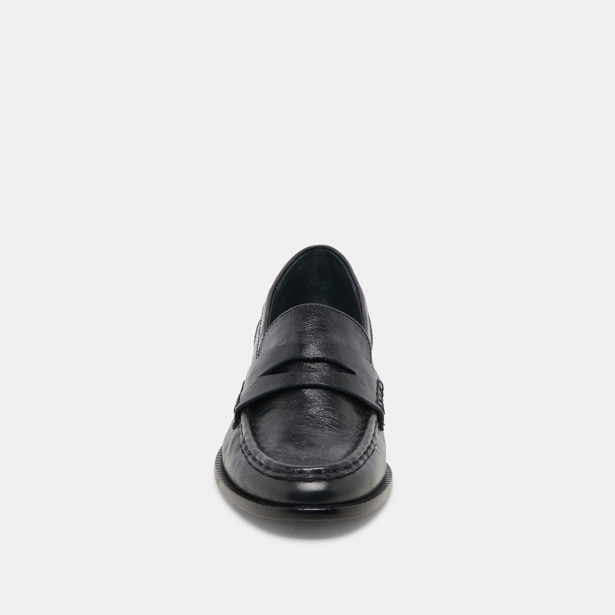 HILLY Black Leather Loafers for Men & Women - Comfortable Slip-On Shoes for Casual, Office & Travel