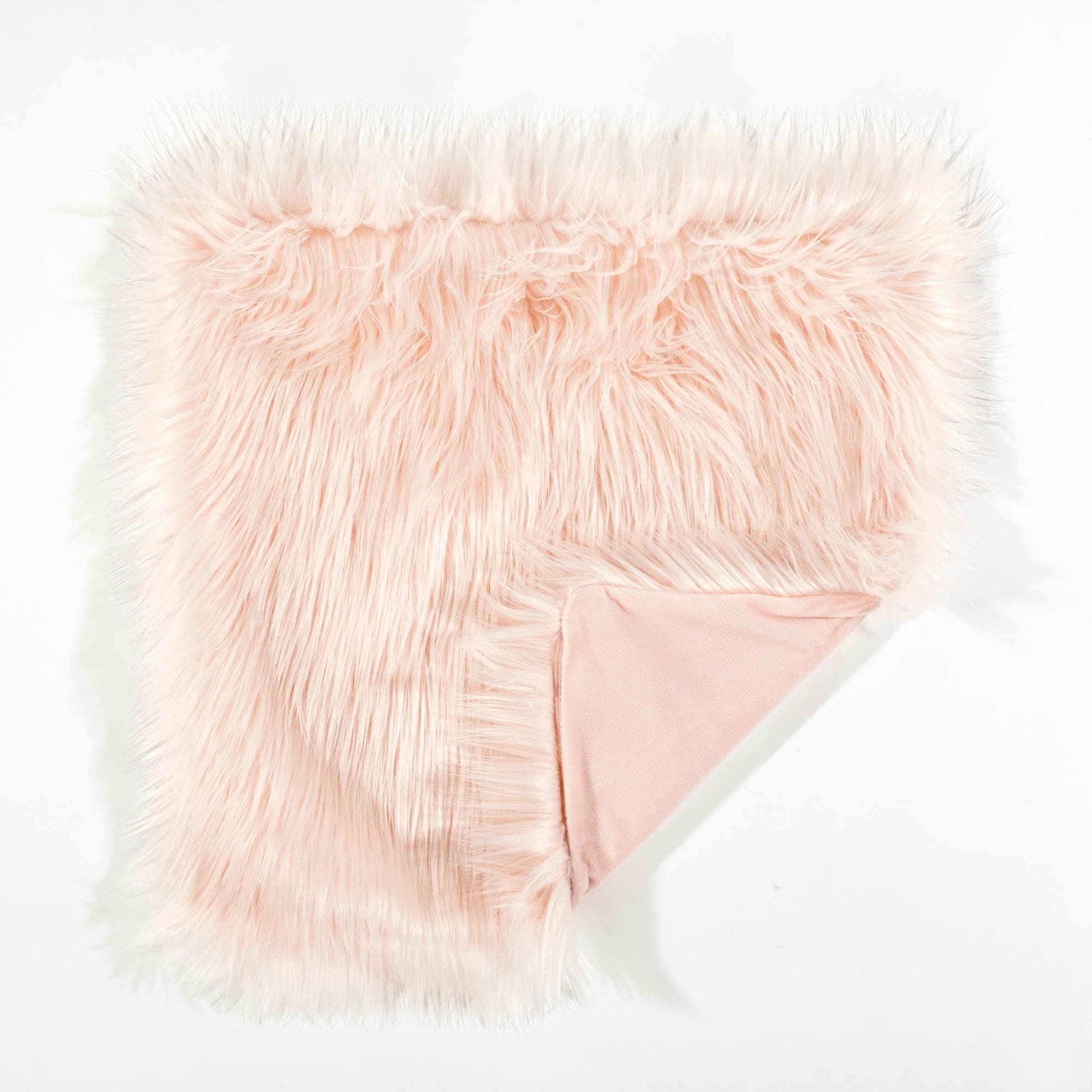 Soft Mongolian Luca Faux Fur Pillow Cover - Luxury Decorative Throw Pillow Case for Sofa, Bed, Couch - Cozy Home Decor for Living Room & Bedroom