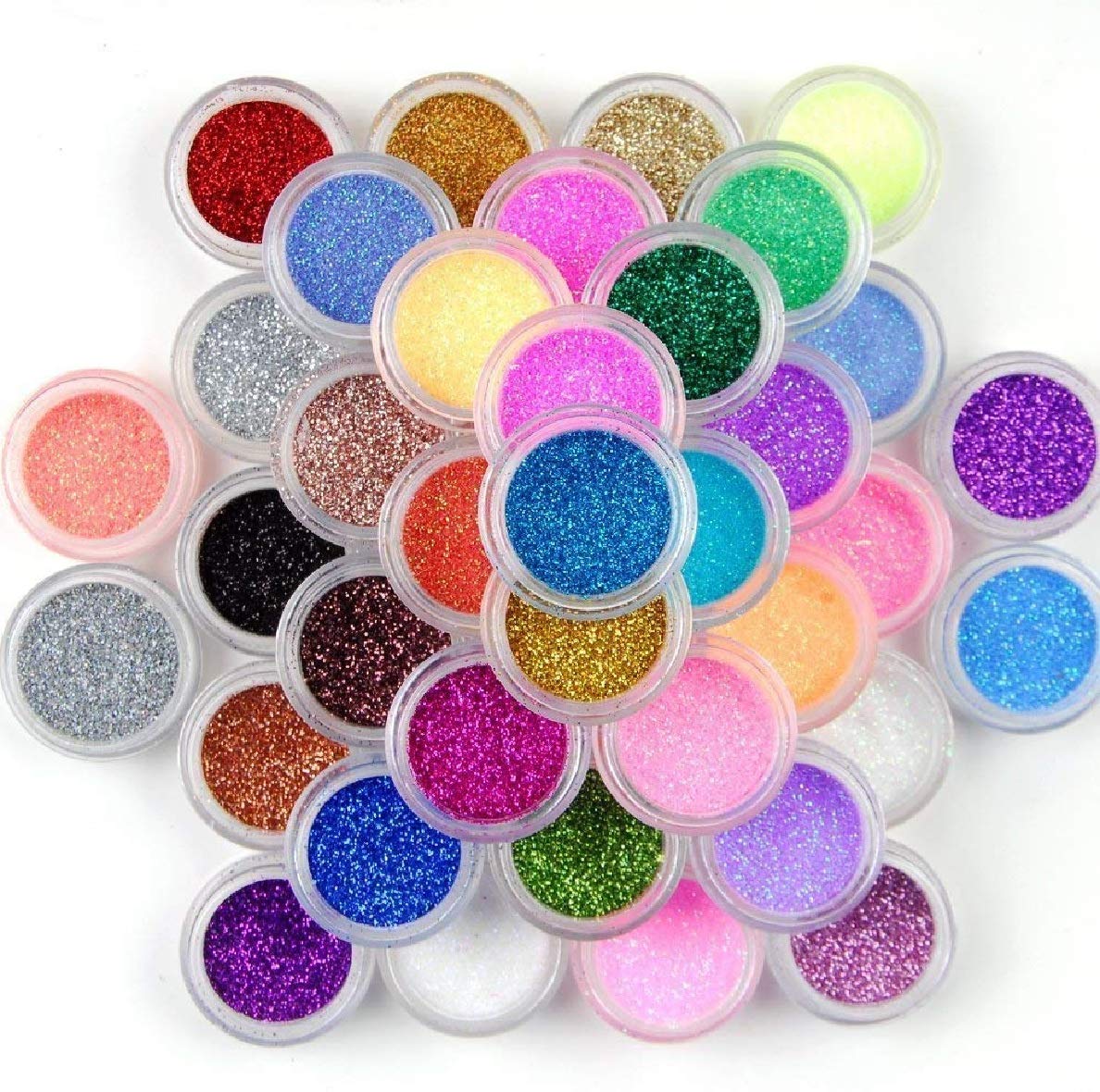 RoyalKart Mega Nail Art Kit - 3D Stamping Plates, Double-Sided Stamper, Metal Scraper, 12 Glitter Powders & Multicolor Cleaning Tissues | Professional Manicure & Nail Design Tools for Salon & Home Use