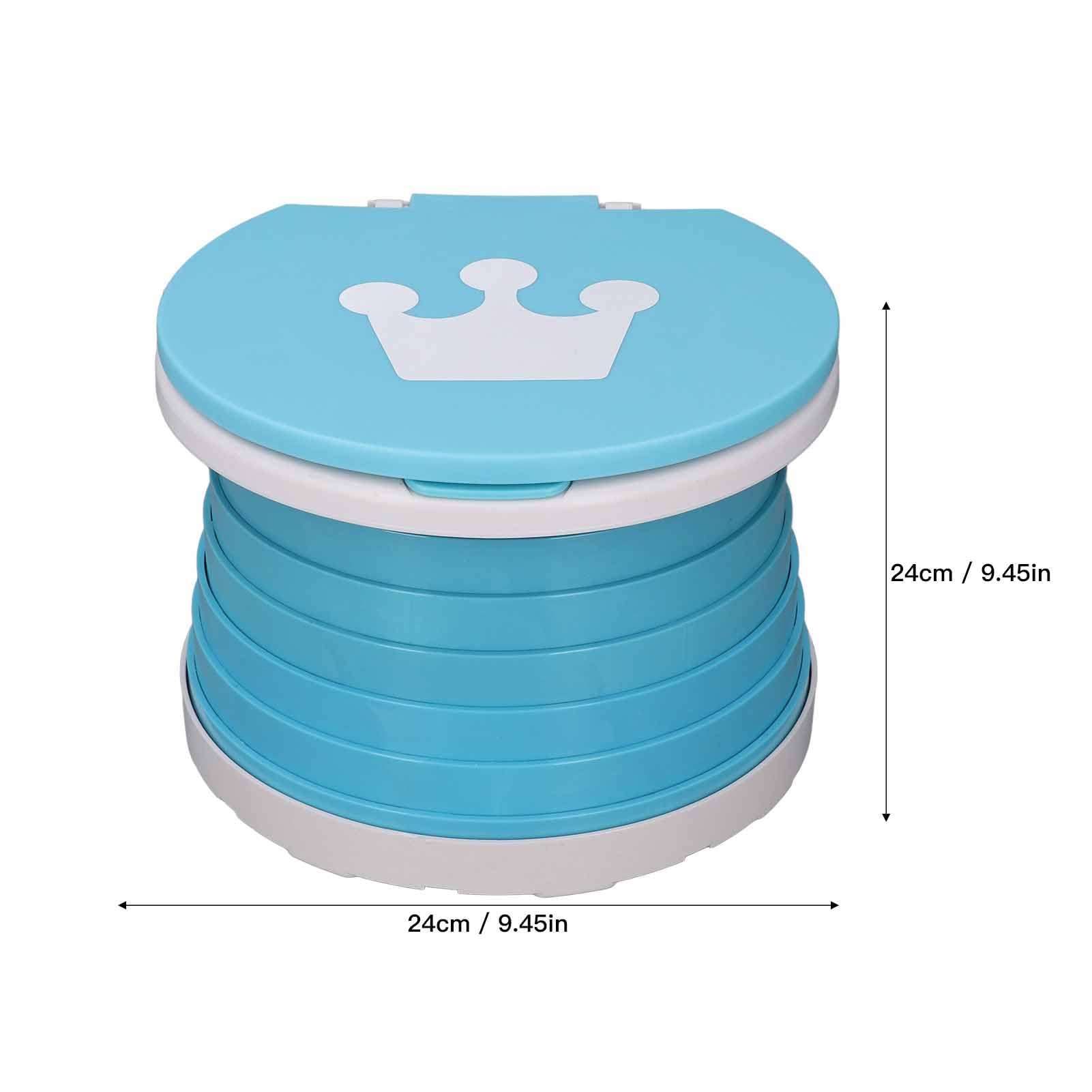 Foldable Training Toilet for Toddlers - ABS Portable Potty Chair | Travel, Camping & Emergency Use | Indoor & Outdoor Baby Toilet for Home, Car & Camping Trips