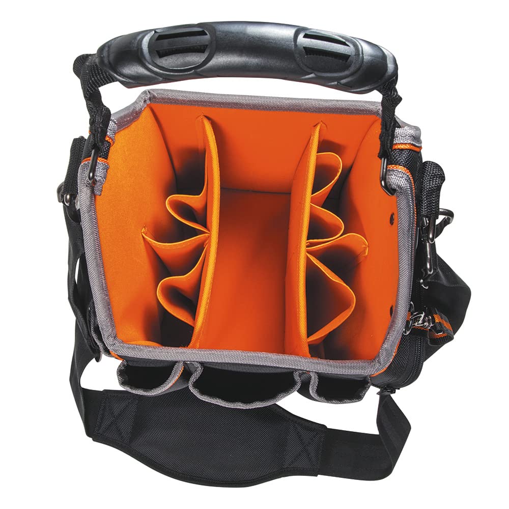 Klein Tools 80127 11-Piece Professional Tool Bag Kit with Tradesman Pro Tool Tote, 3 Pliers, 6 Screwdrivers & Demagnetizer/Magnetizer - Perfect for Electricians, Contractors & DIY Home Repairs