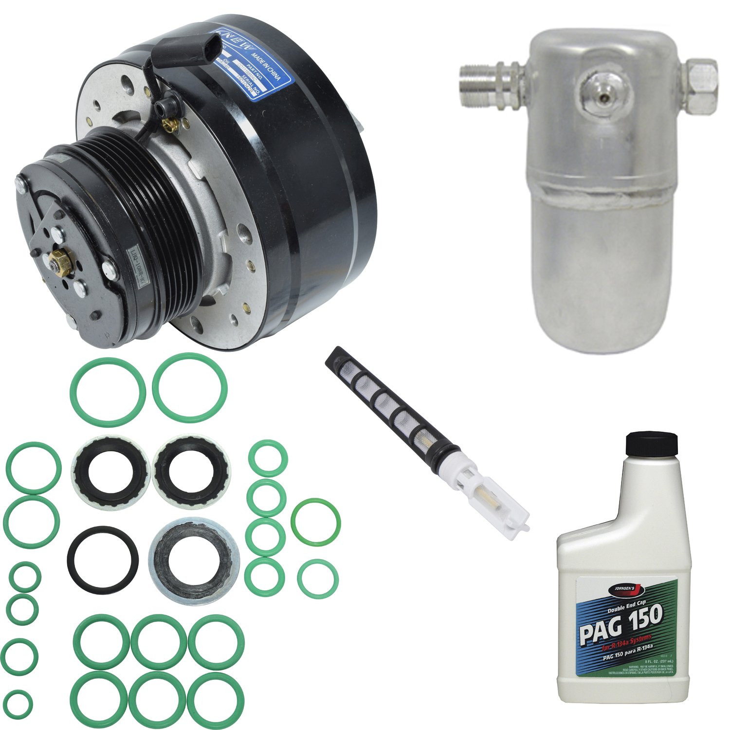 Universal Air Conditioner KT 2293 A/C Compressor & Component Kit - Replacement Parts for Home & Auto AC Systems - Perfect for HVAC Repair & Maintenance