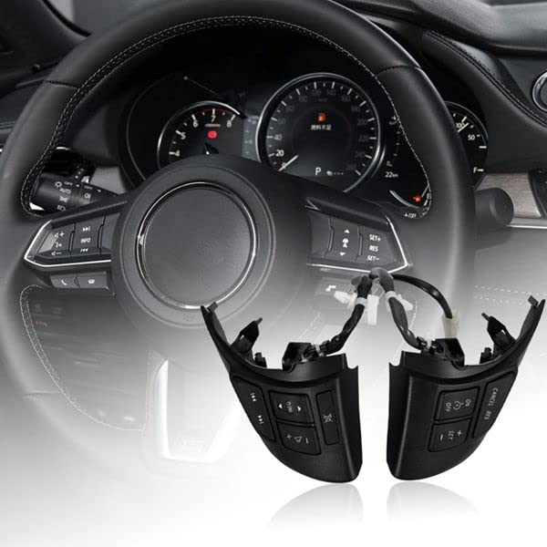 Mazda Atenza & 3 Axela Cruise Control Switch - Steering Wheel Audio Button Replacement for Car Cruise Switch | Perfect for DIY Repairs & Car Upgrades