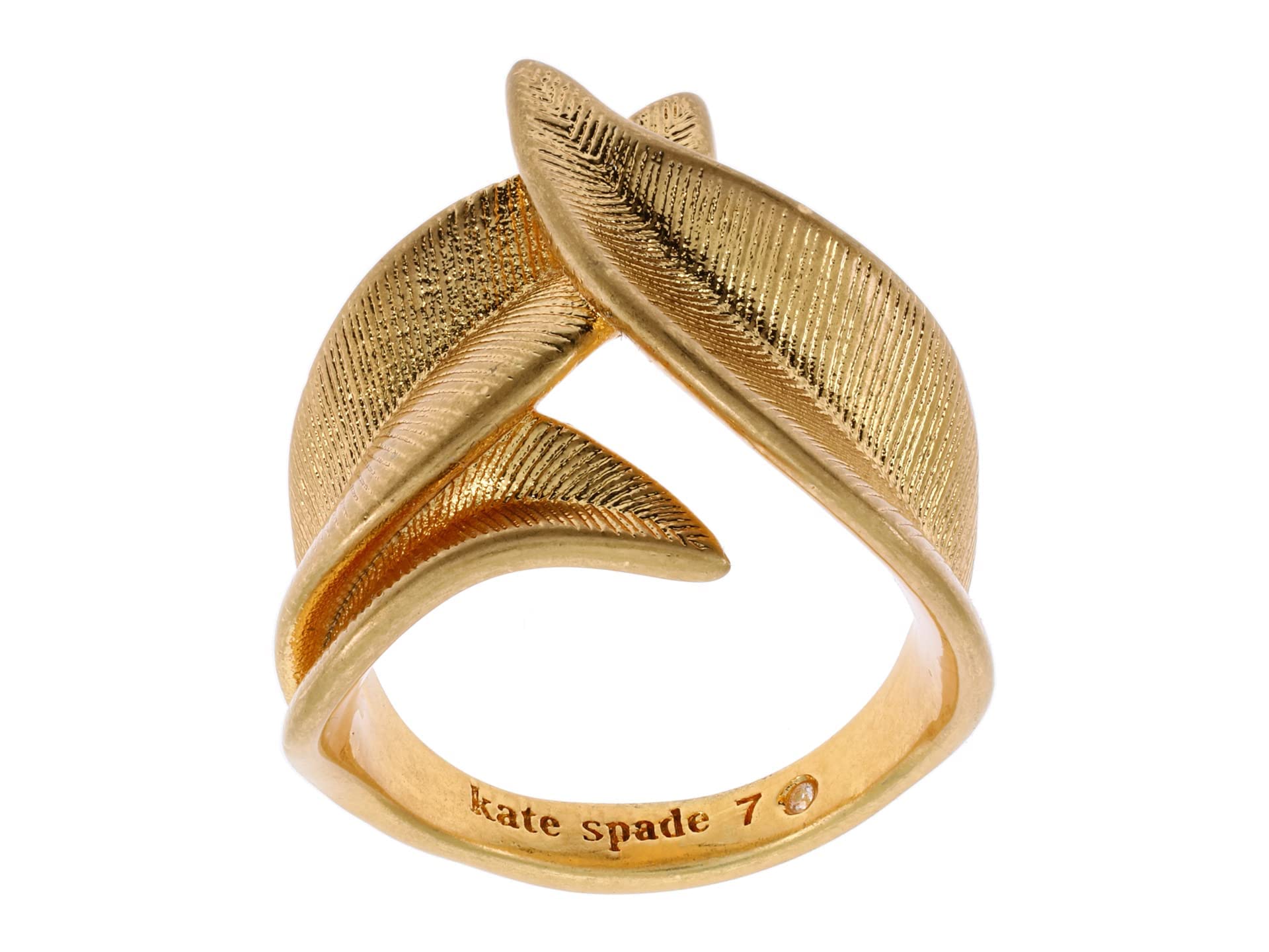 Kate Spade New York Palmer Ring - Elegant Gold-Tone Statement Ring for Women | Perfect for Parties, Weddings & Everyday Wear