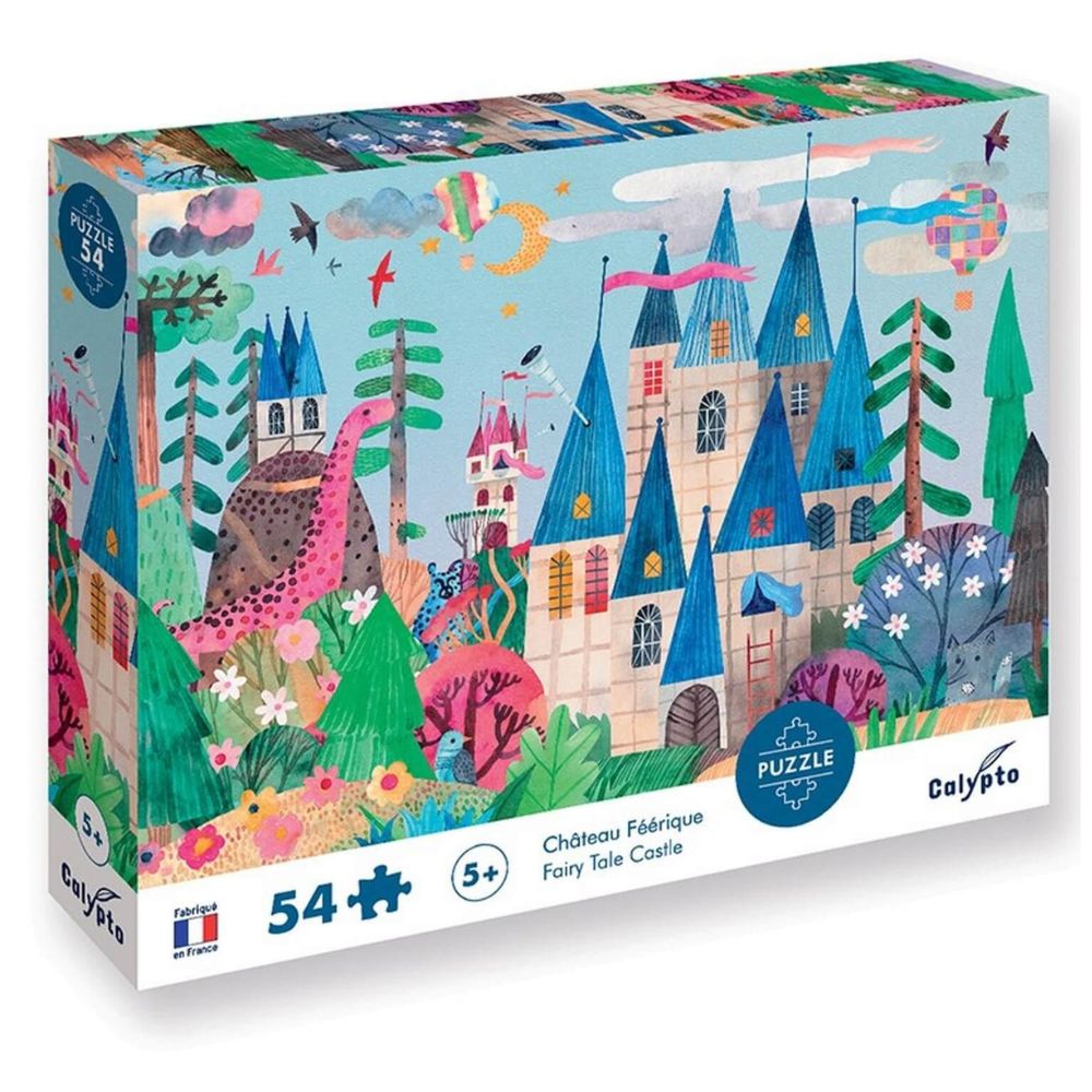 Calypto Jigsaw Puzzle - Fairy Tale Castle 54 Pieces for Kids | Educational Toy for Family Game Night & Classroom Activities