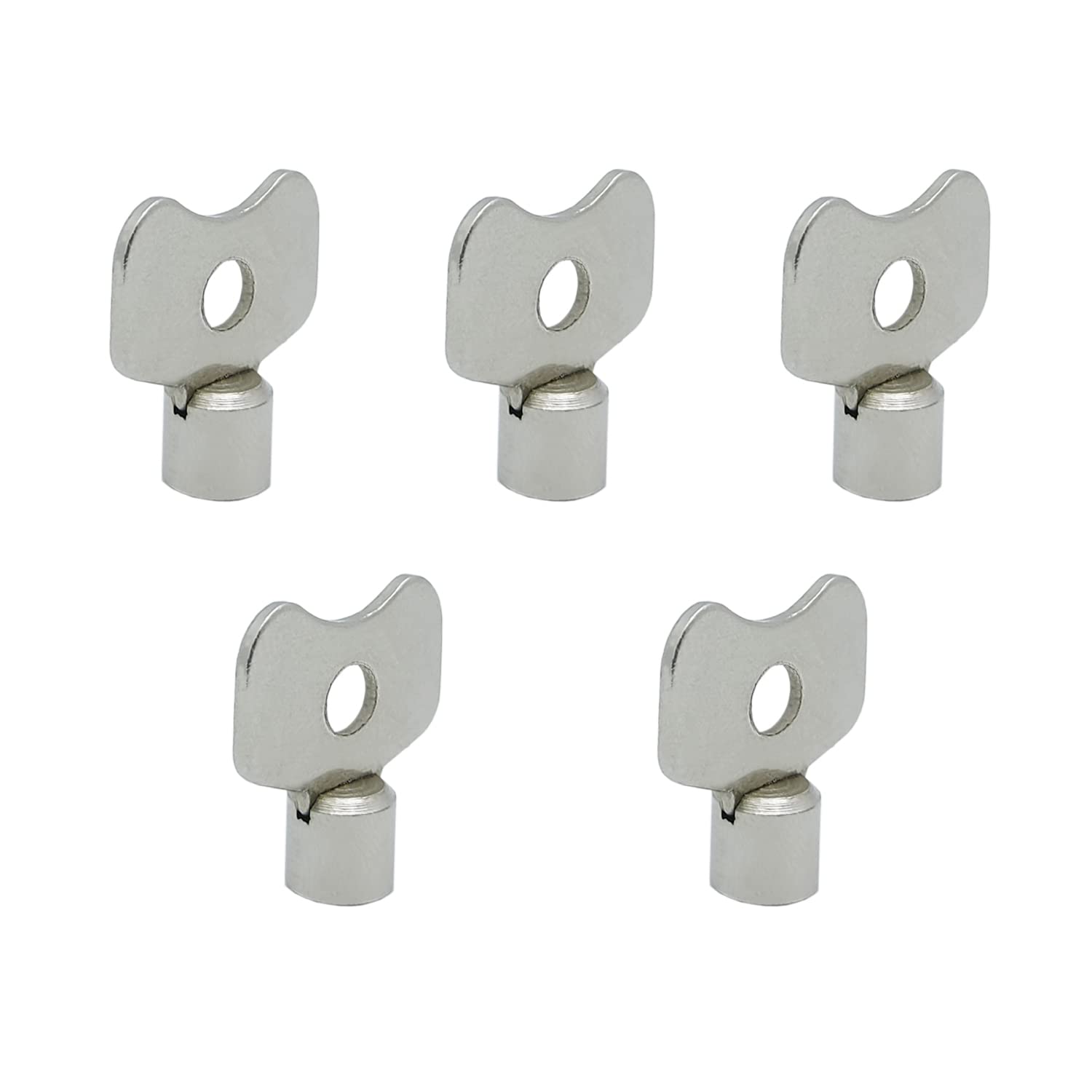 YAPIKAN Radiator Bleeding Air Valve Key Set - 5 Piece Square Bleeder Valve Tool for Old & New Home Heating Systems - Essential Plumbing Tool for Radiator Maintenance & Water Release - Perfect for DIY Home Heating Repairs & Winter Preparation