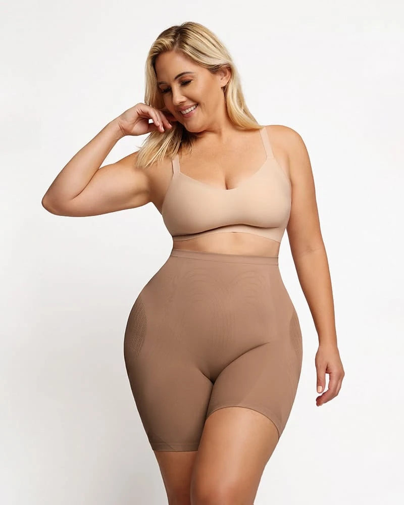 Seamless High Waisted Shorts for Women - Comfortable Stretchy Workout Yoga Running Shorts - Perfect for Gym, Lounge & Summer Activities