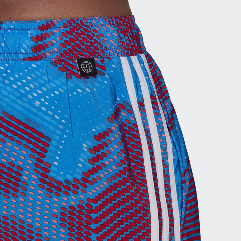 Adidas Men's Melbourne Graphic Swim Shorts - Quick-Dry, Comfortable Swim Trunks for Beach, Pool & Summer Activities
