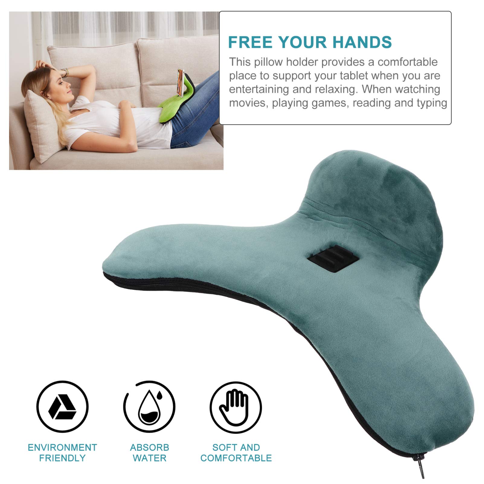 Hemobllo Phone Holder - 1pc Wrist Phone Pillow Stand for Tablets & Smartphones | Durable Polypropylene Plastic | Hands-Free Lazy Phone Stand for Bed, Sofa & Office Use