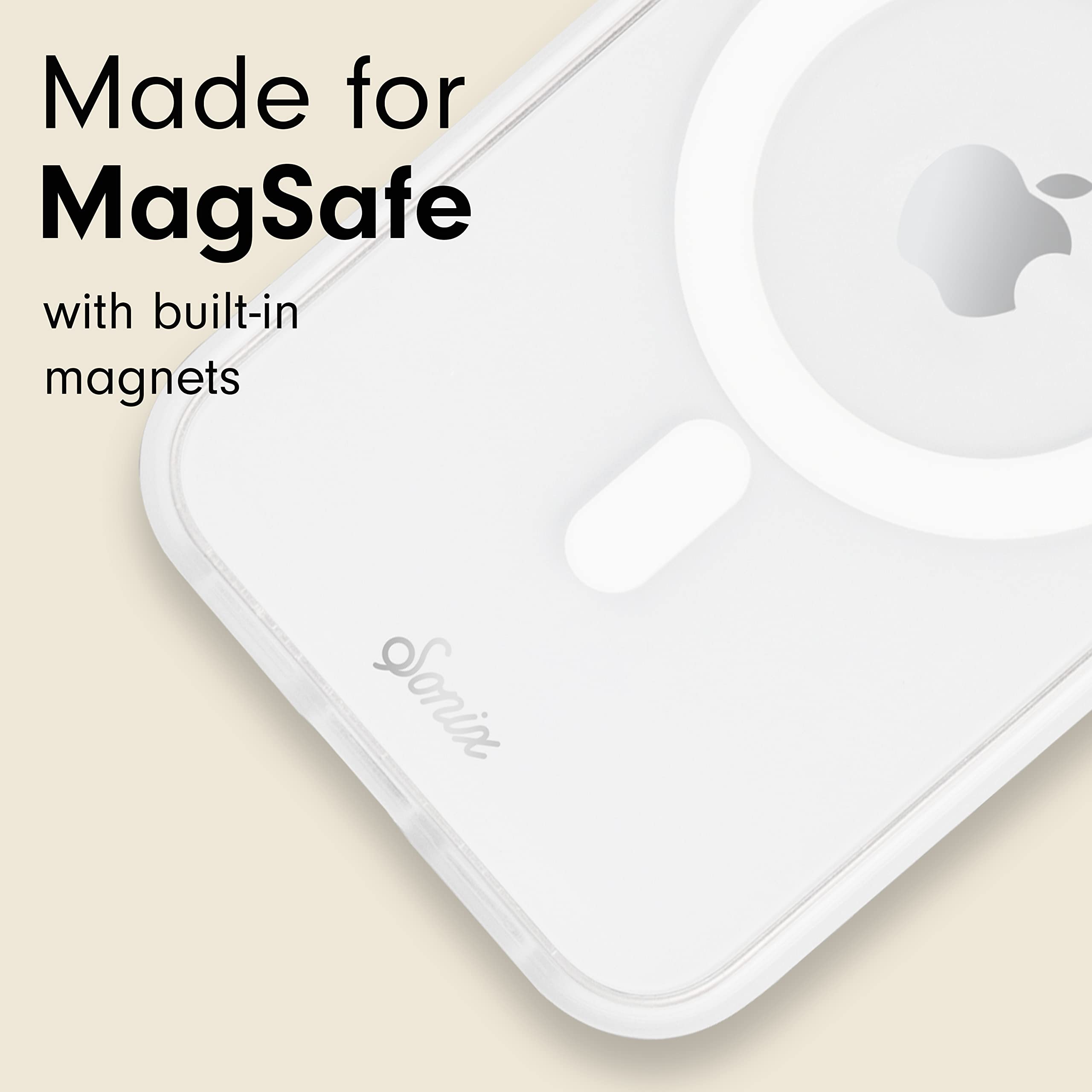 Sonix MagSafe Compatible iPhone 14 & 13 Case - 10ft Military-Grade Drop Protection - Crystal Clear Protective Cover for Everyday Use, Travel & Outdoor Activities