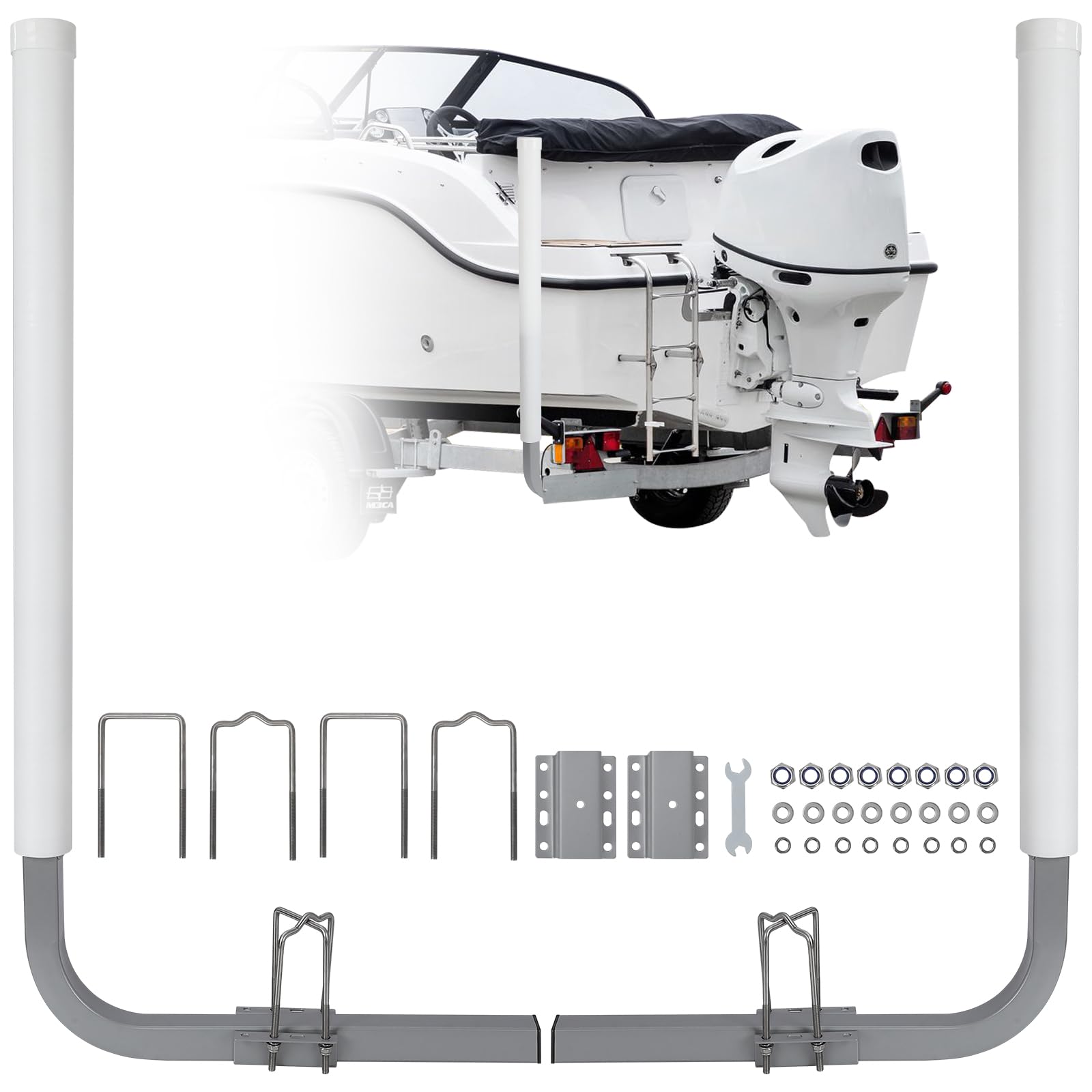 GARVEE 2-Pack Rustproof Galvanized Steel Trailer Guide Poles - 40