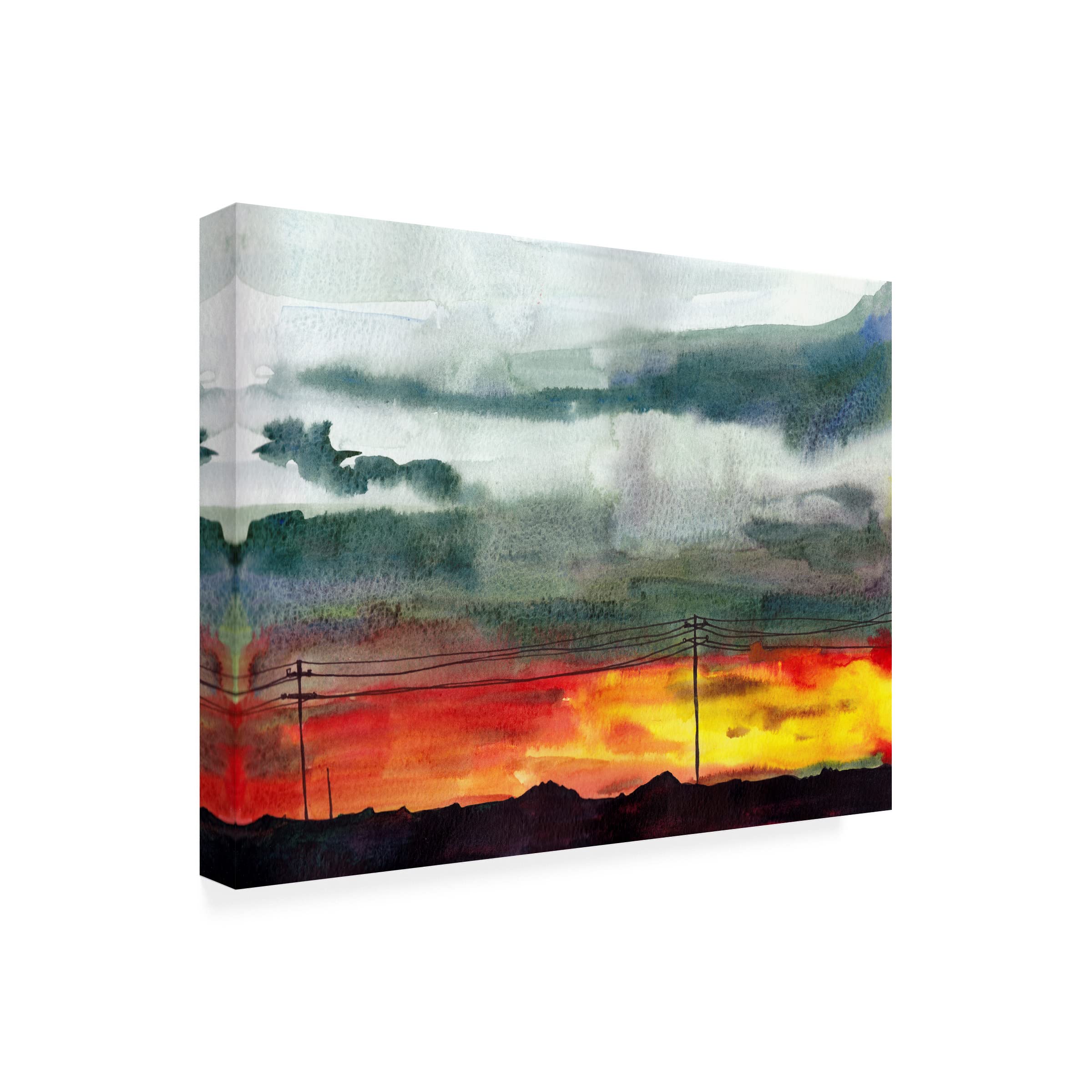 Paul McCreery 'Night Sky II' Canvas Wall Art Print - Modern Home Decor for Living Room, Bedroom & Office | Trademark Fine Art Collection