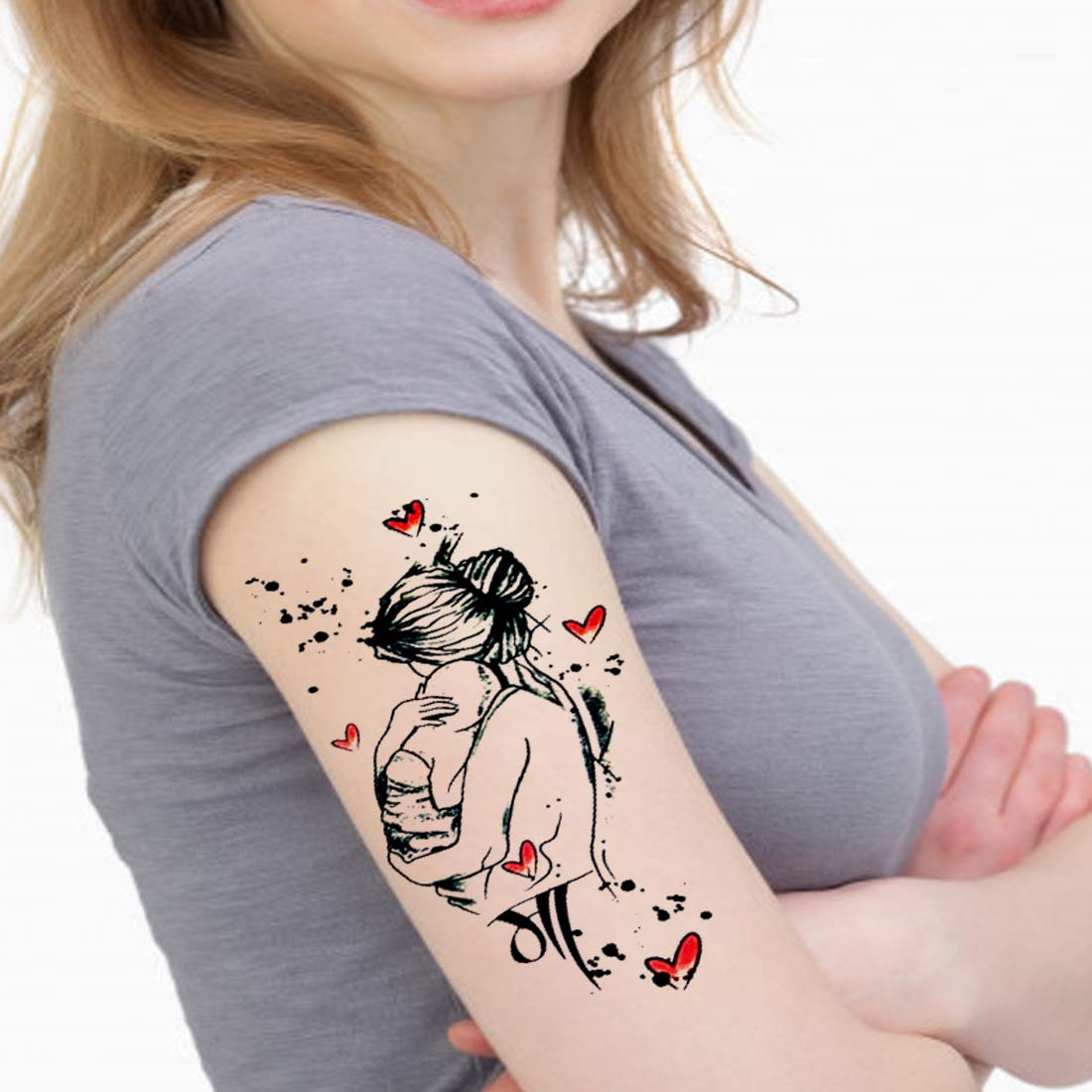 Waterproof Temporary Tattoos for Babies, Moms & Women - Safe, Long-Lasting Body Art for Parties, Family Events & Special Occasions