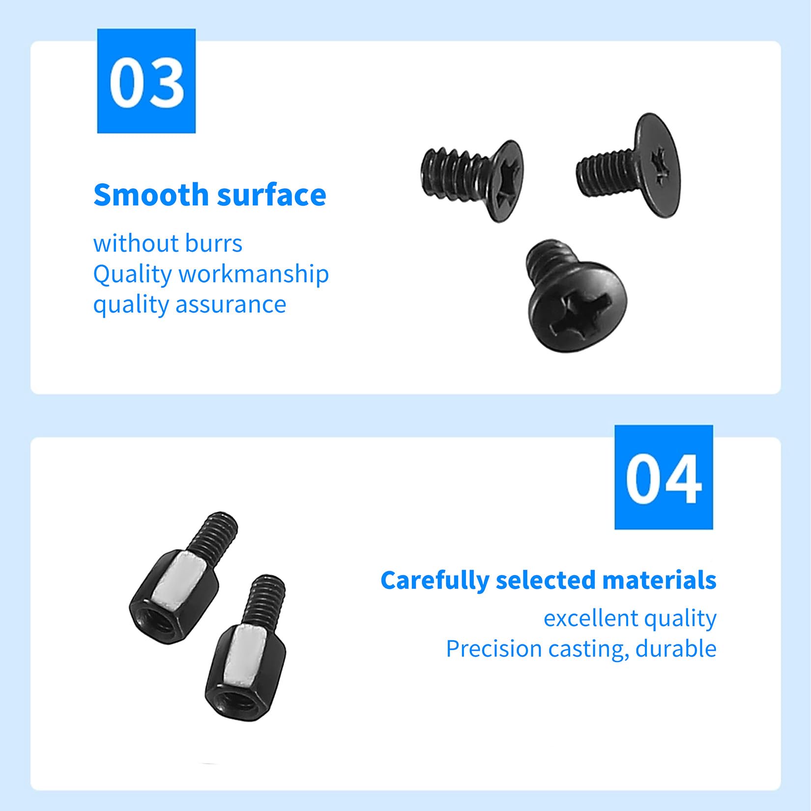 420pcs Computer Screws & Motherboard Standoffs Kit - M2 M3 Screws for PC Build, Laptop Repair, HDD/SSD Installation - Compatible with Computer Case, Fans & Hardware Accessories (Perfect for DIY PC Assembly & Tech Maintenance)