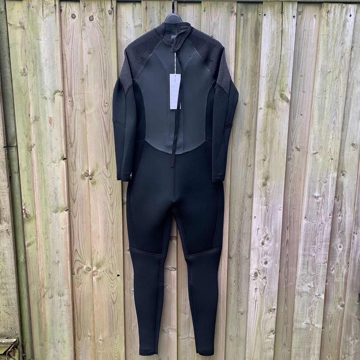 4/3mm SisstrEvolution 7 SEAS Back Zip Full Wetsuit for Men & Women - Premium Black Heather Neoprene Diving Suit for Surfing, Scuba Diving & Water Sports