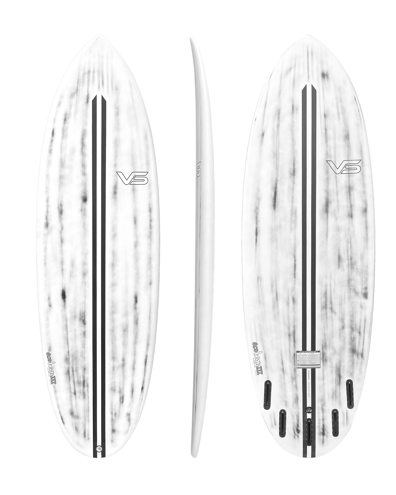 Eco Bean Funboard III Carbon Wrap - Lightweight & Durable Skateboard for Commuting & Tricks | Perfect for Urban Riders & Street Skaters