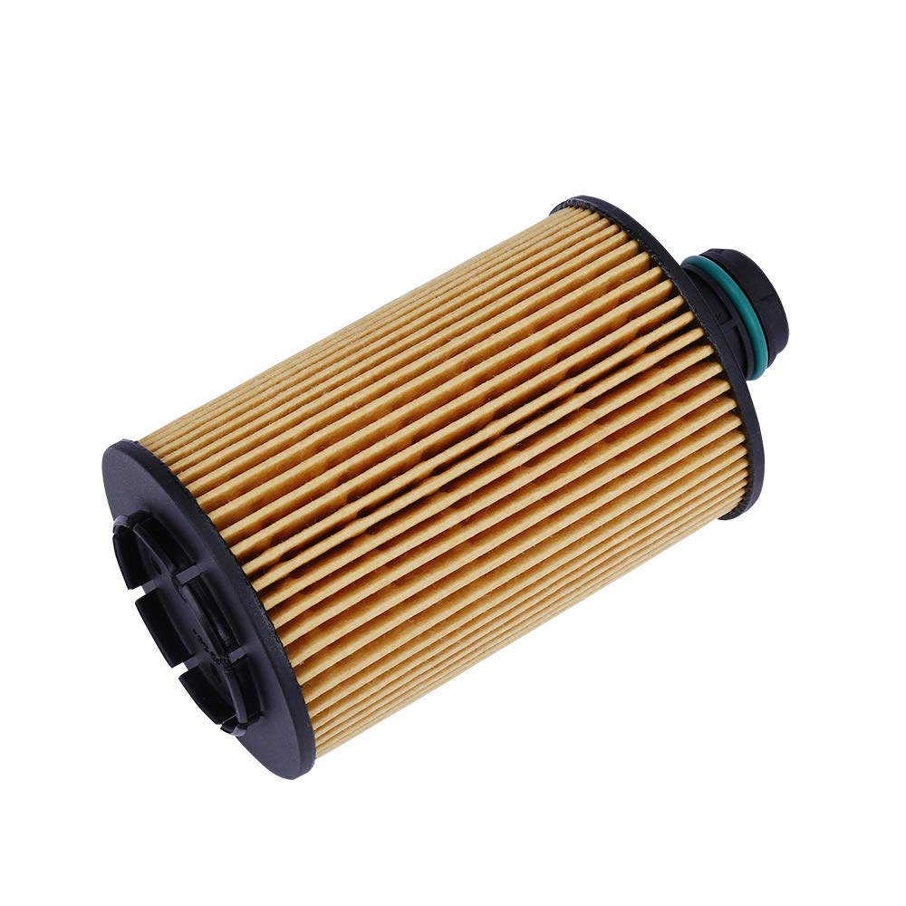 68235275AA Diesel Fuel Filter & 68229402AA Oil Filter Compatible with Dodge RAM 1500 3.0L V6 Turbo Diesel Engine (2014-2018) - Replacement Parts for Improved Engine Performance & Fuel Efficiency