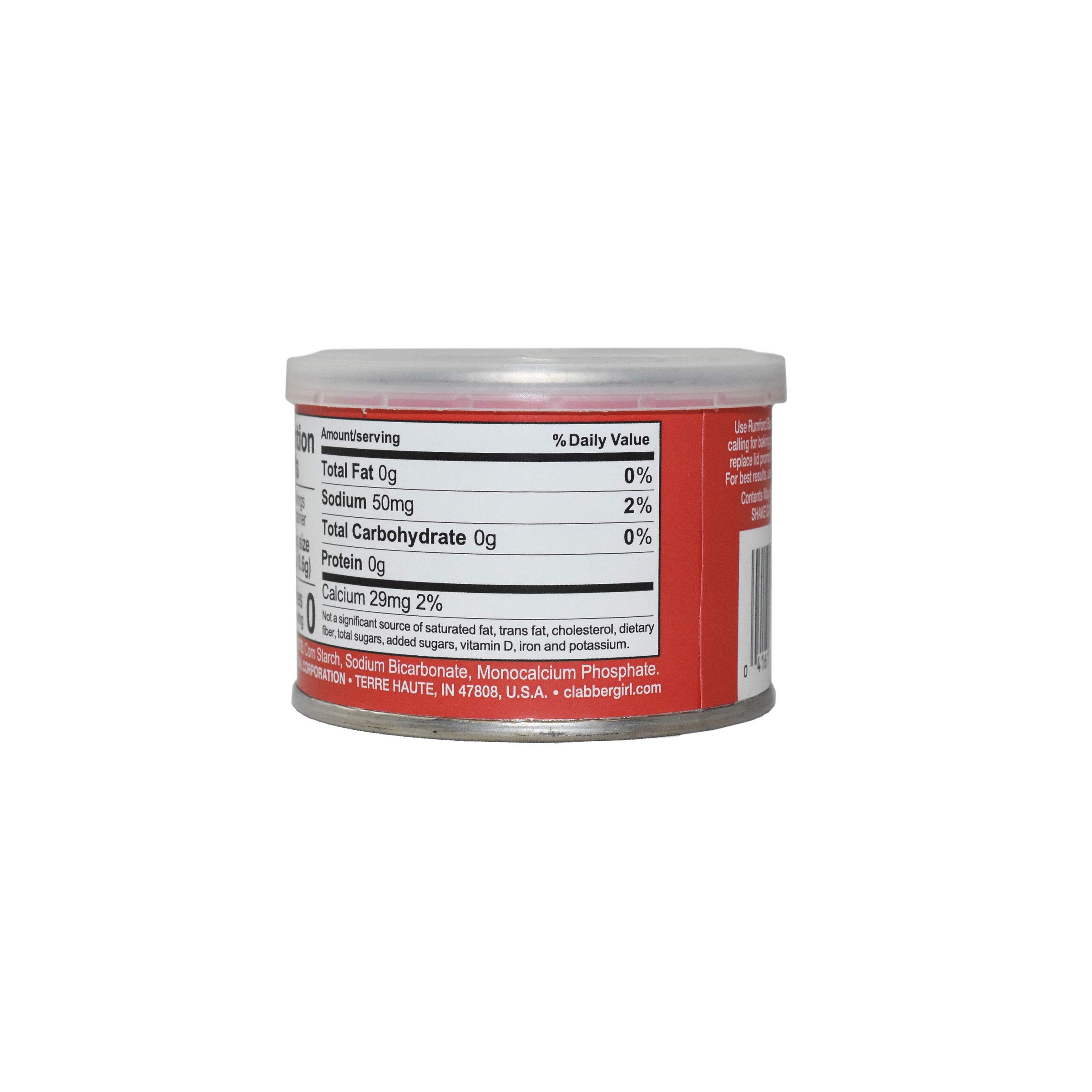 Rumford Double Acting Baking Powder, 4 oz - Aluminum-Free Baking Soda Substitute for Cakes, Cookies & Bread | Gluten-Free & Non-GMO