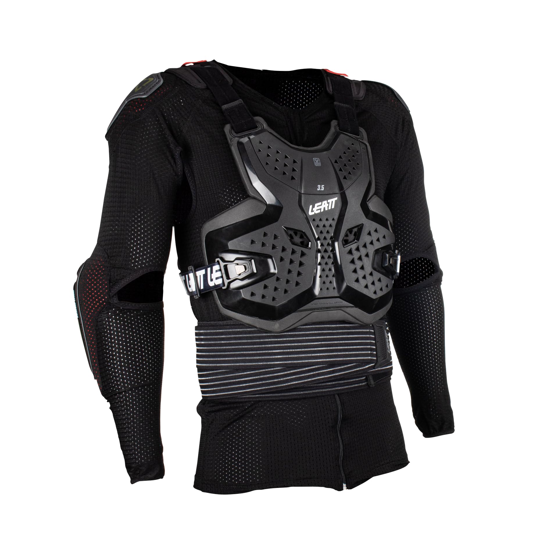 Leatt 3.5 Body Protector - CE Certified Motocross Armor for Off-Road Motorcycle & ATV Riding - Chest, Back & Shoulder Protection for Extreme Sports