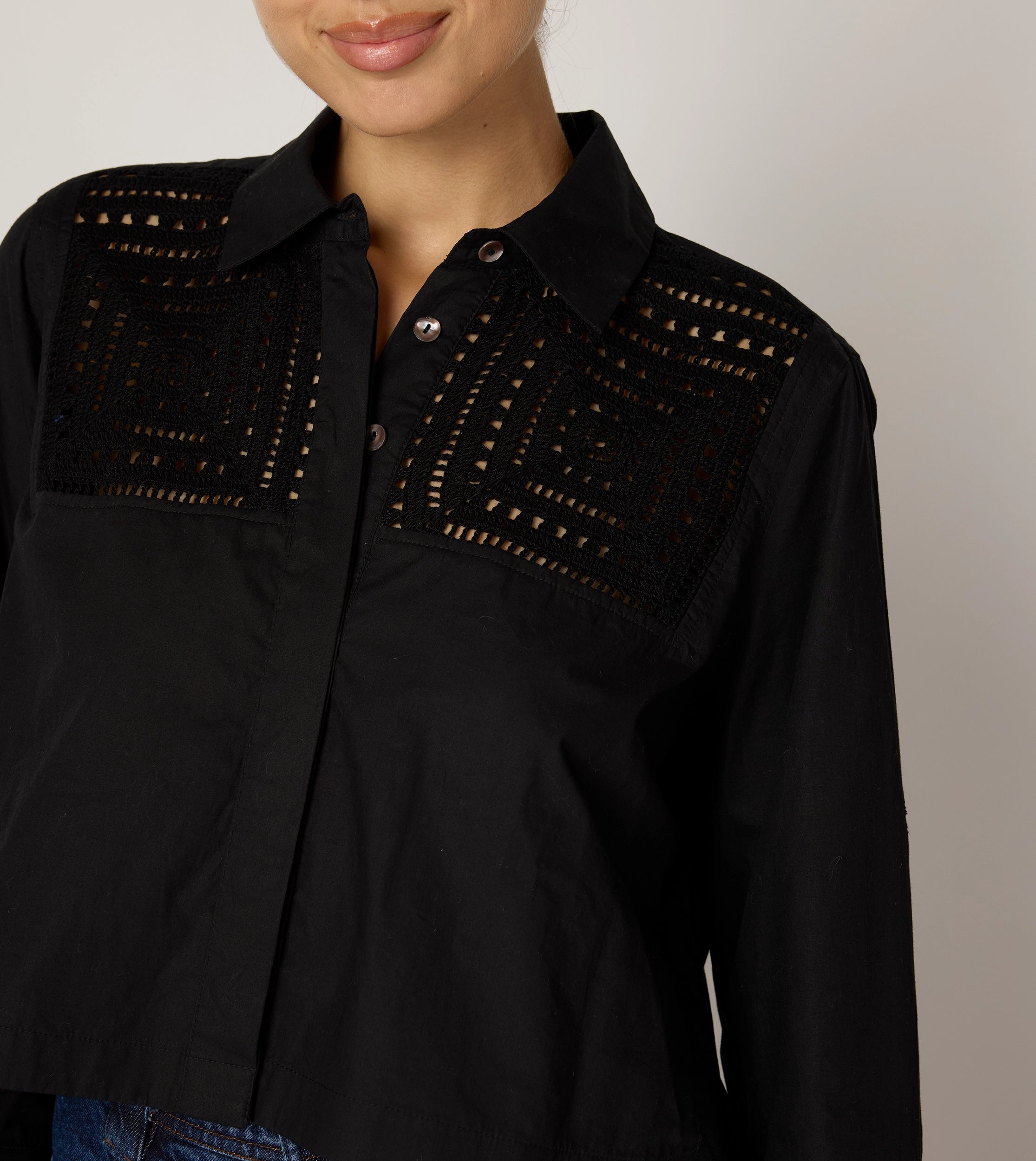 Sierra Women's Blouse - Elegant Black Long Sleeve Shirt for Office, Party & Casual Wear | Soft & Comfortable Fabric