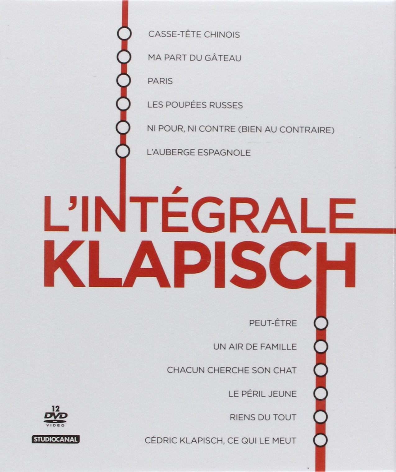 Cédric Klapisch 12-DVD Box Set Collection - Chinese Puzzle, My Piece of the Pie, Paris, Russian Dolls & More - PAL Region 2 Import (Non-US Format) - Perfect for French Film Lovers & Cinephiles