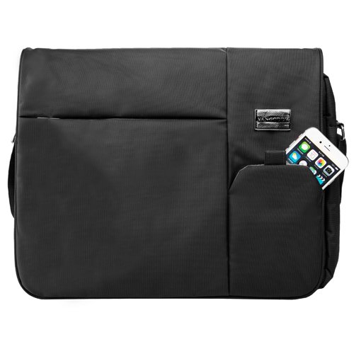 15.6 Inch Laptop Shoulder Bag for Women & Men - Waterproof & Lightweight Computer Case for MacBook, Surface Book, Notebook - Perfect for Work, Travel & School Commute