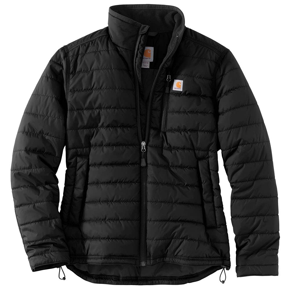 Carhartt Women's Rain Defender Relaxed Fit Lightweight Insulated Jacket - Waterproof Windbreaker for Outdoor Work, Hiking & Winter Activities