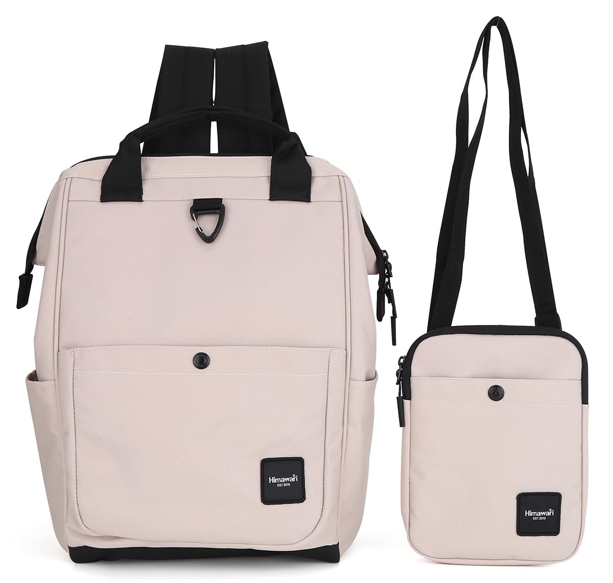Himawari 14.9 Inch Women's Laptop Backpack - Large Capacity Waterproof College School Bag for Men & Women - Travel Backpack for Work, School & Commuting - Green Bamboo Design