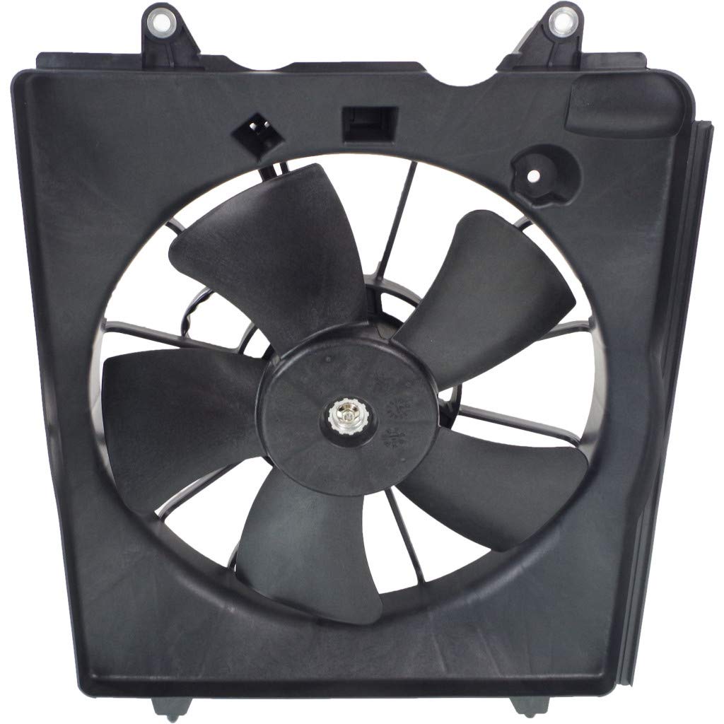 Honda CR-V Radiator Fan Driver Side 2010-2016 - Single Fan for 4 Cylinder Models | OEM Part Numbers HO3115155 & 38616RB0003 | Perfect for Engine Cooling System Replacement & Repair