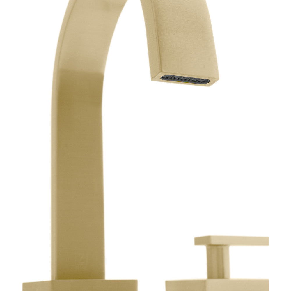 ZLINE Bliss Widespread Bathroom Faucet in Champagne Bronze - 8 Inch Centerset, High Arc Spout, Lever Handles for Bathroom Sink - Perfect for Modern and Traditional Bathroom Decor (BLS BF CB)