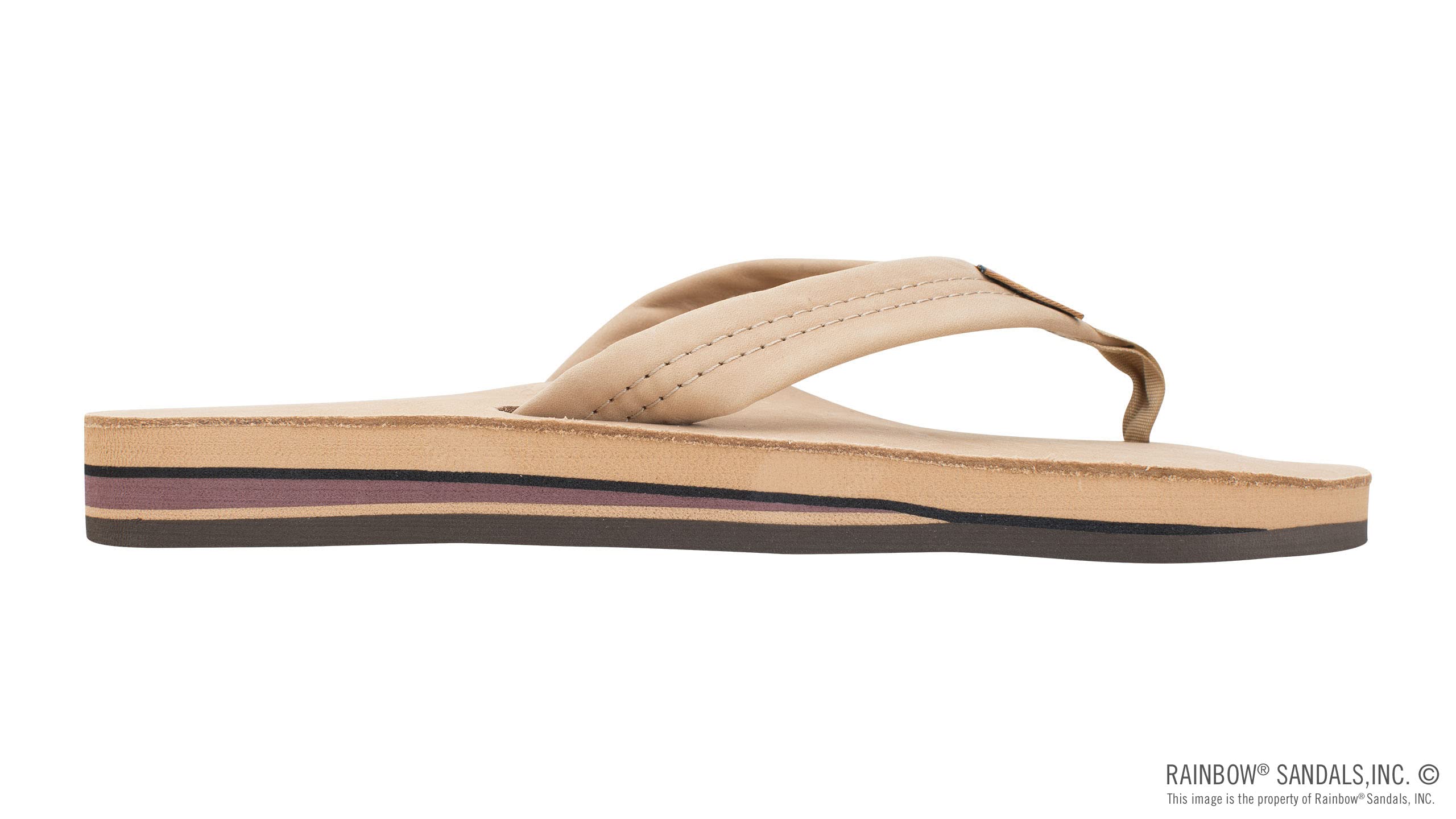 Rainbow Sandals Women's Double Layer Premier Leather Sandals with Arch Support - Comfortable & Stylish Flip Flops for Beach, Travel & Everyday Wear