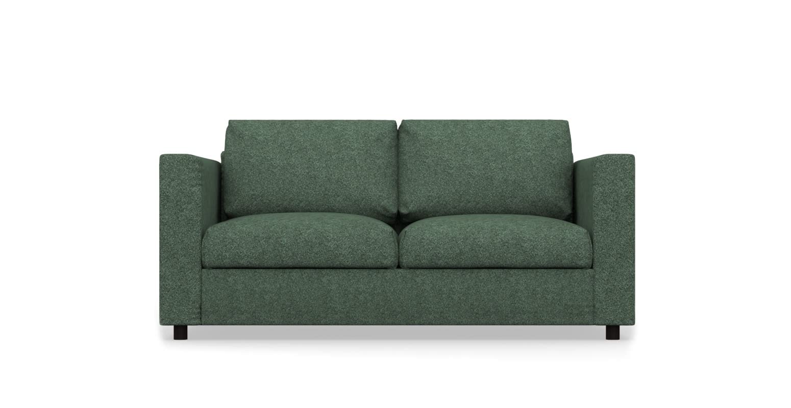 Premium Handmade Sofa Slipcover Replacement for IKEA VIMLE 2-Seat Sofa Bed (140cm Mattress) - Heavy Duty Green Stretch Fabric - Living Room Furniture Protector for Pets, Kids & Daily Use