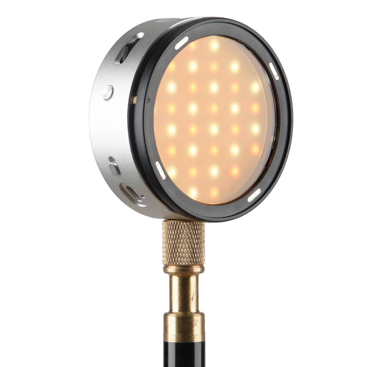 R1 Round RGB LED Light - Creative Compact & Lightweight Design for Home Decor, Gaming Setup, and Party Lighting