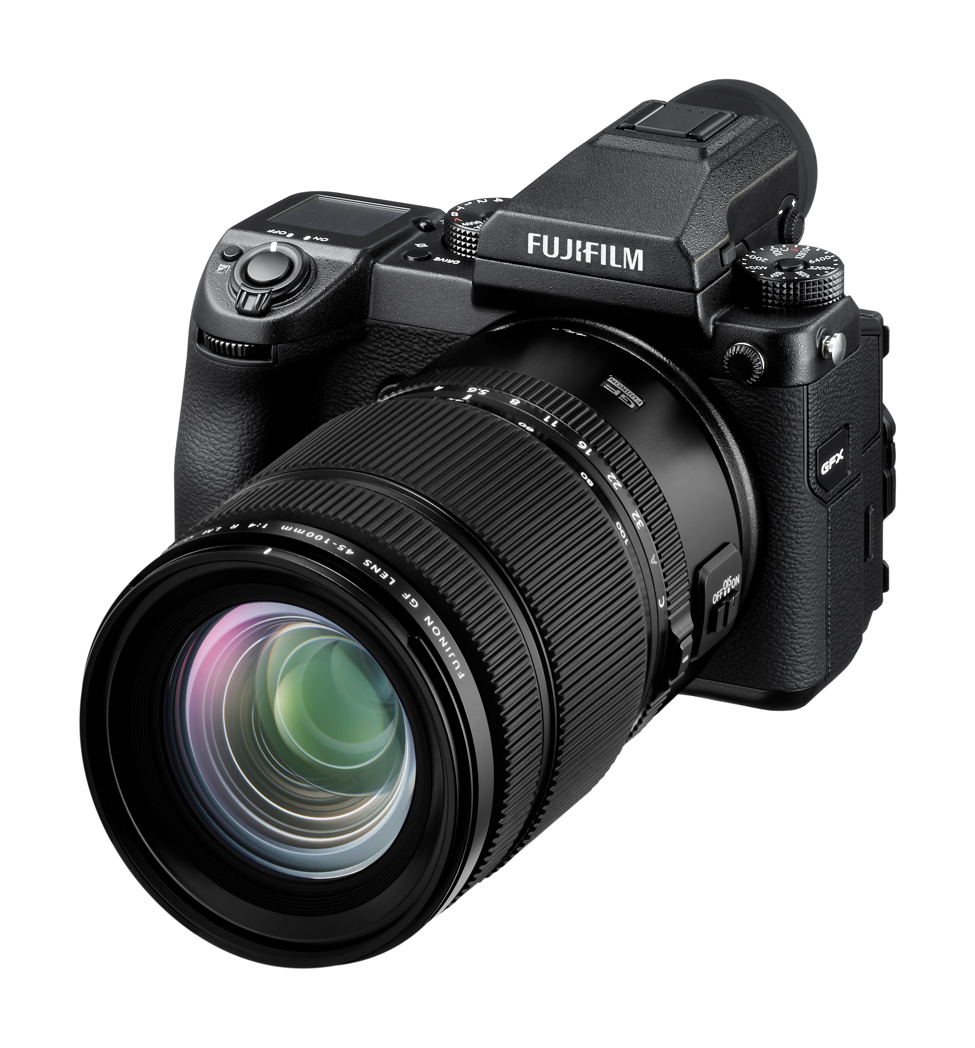 Fujifilm GF 45-100mm f/4 R LM WR Lens - Professional Medium Format Zoom Lens for Fujifilm GFX Cameras - Perfect for Portrait, Landscape, and Studio Photography