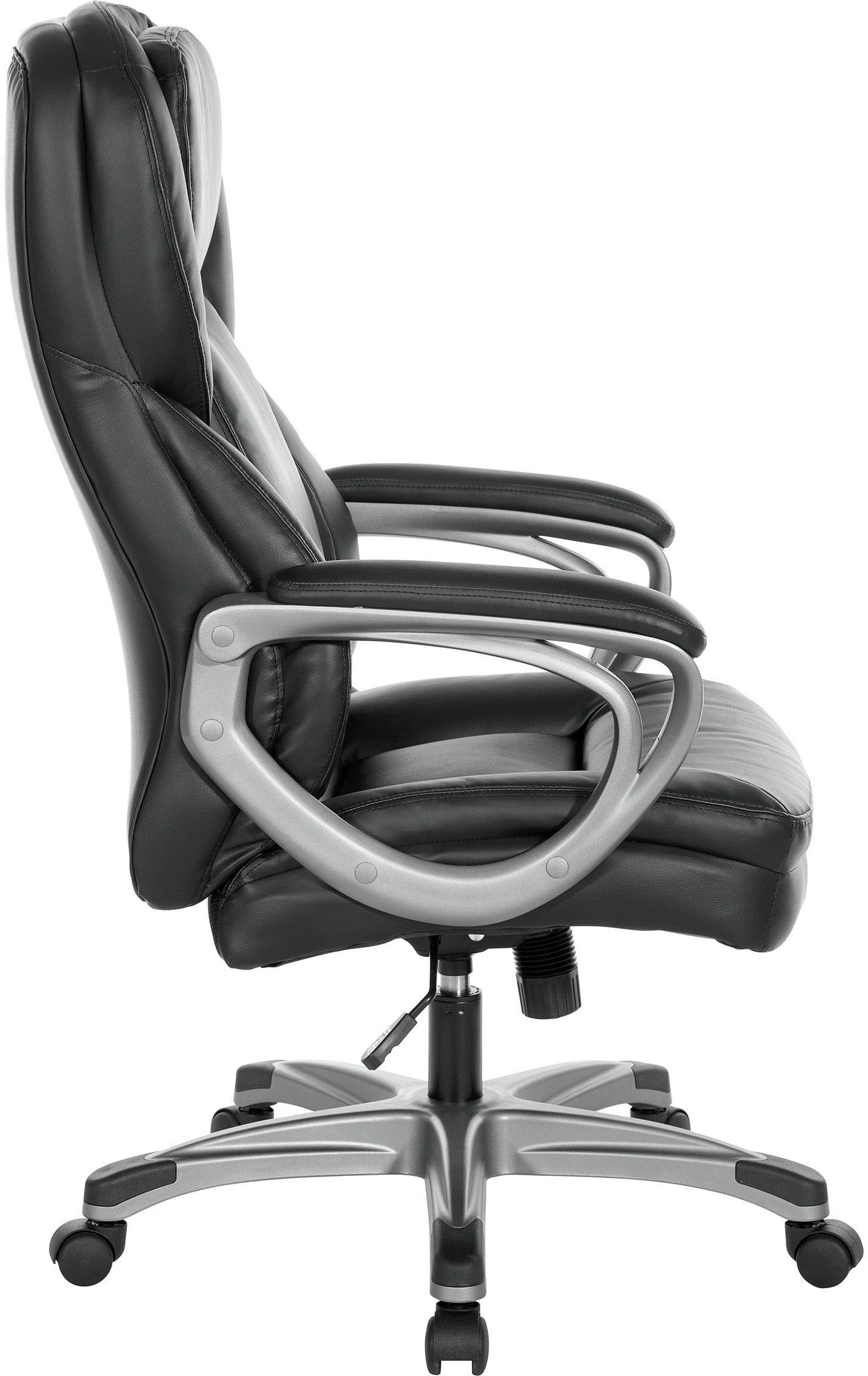 Office Star Executive Bonded Leather Office Chair [ECH6770] - Ergonomic Desk Chair for Home & Office, Adjustable Height & Swivel, Comfortable Work Chair for Long Hours
