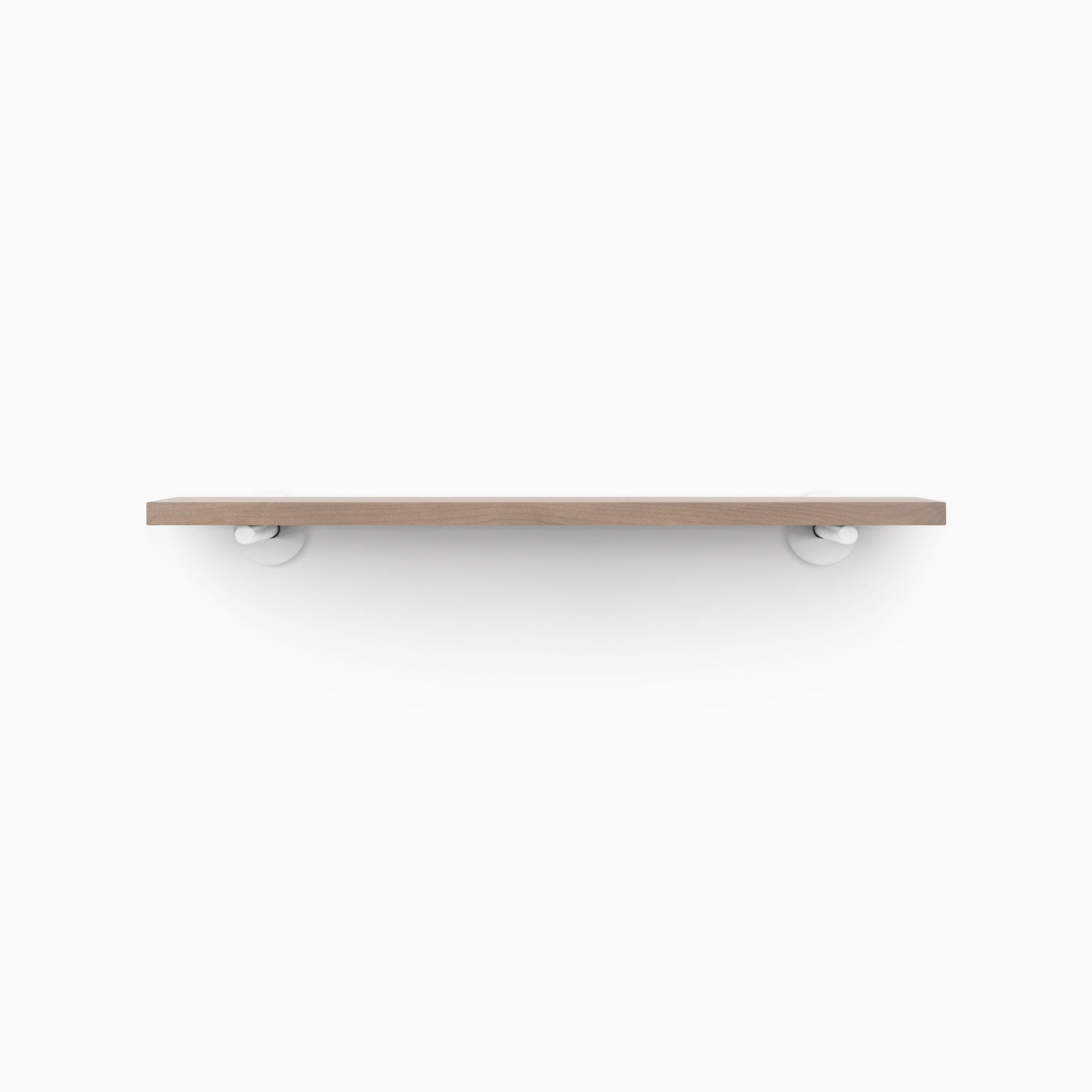 Modern Floating Wall Shelf - Roderick Hatch Grey Wooden Shelves for Living Room, Bedroom & Office Decor - Perfect for Displaying Books, Photos & Decorative Items
