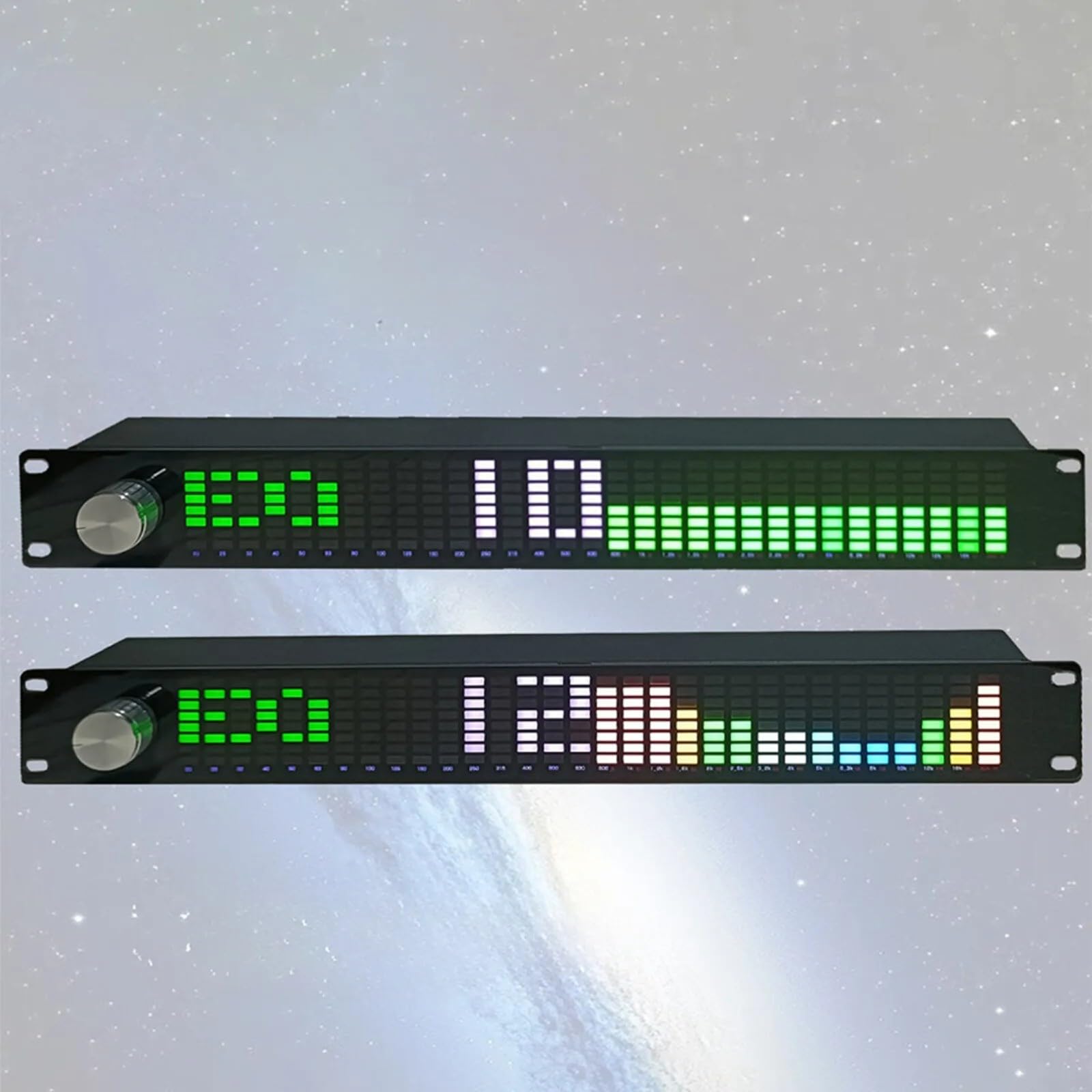 JINSBON 15-Band Digital Equalizer with Remote Control - 31-Band Dual Channel Music Spectrum Display for Home Theater & DJ Setup - Perfect for Live Music, Karaoke & Audio Visualizations