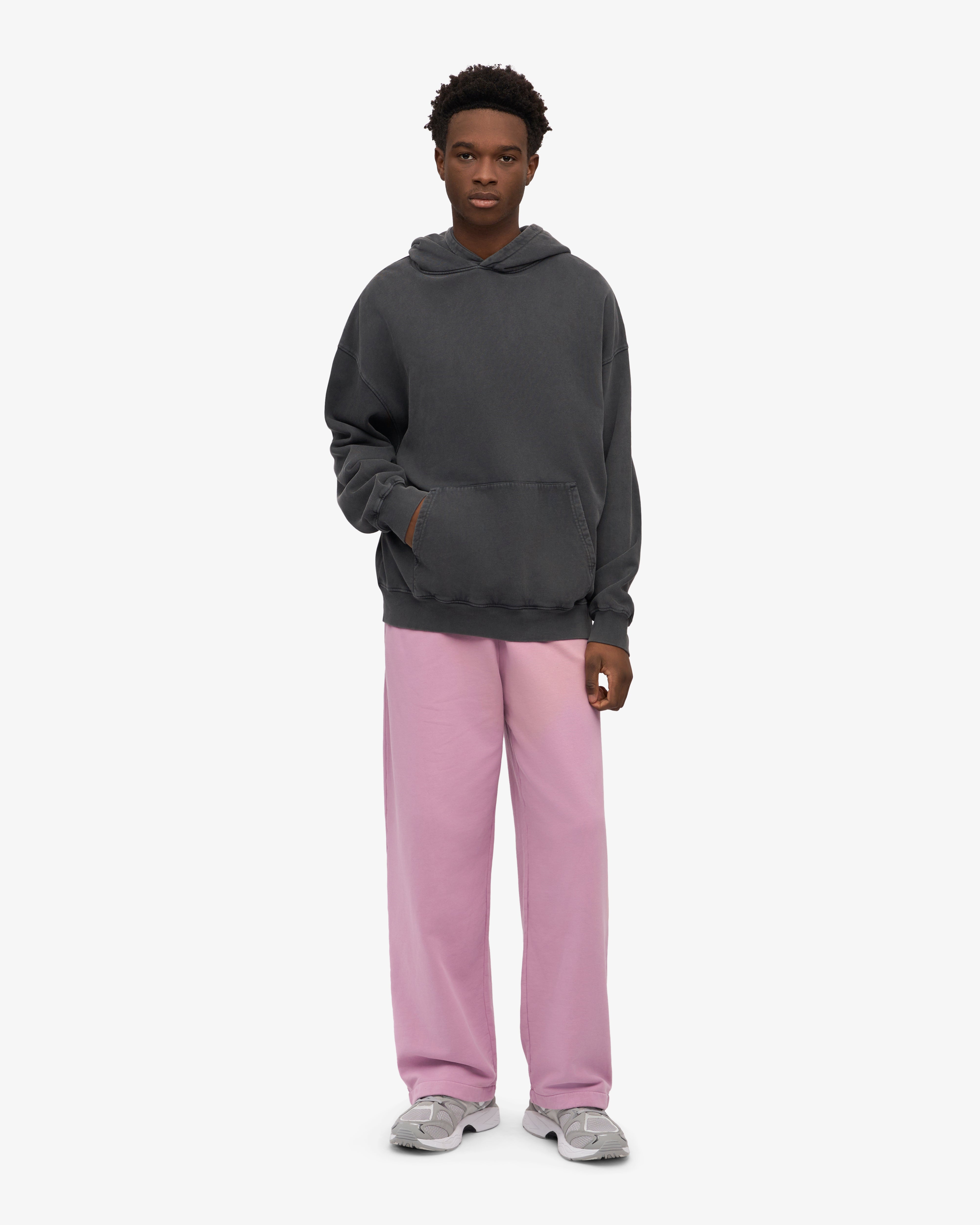 Organic Straight Leg Sweatpants for Women - Soft Cotton Joggers with Cherry Blossom Print - Perfect for Yoga, Lounge & Casual Wear