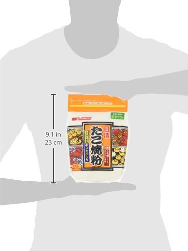 Nissin Japanese Takoyaki Powder 17.64oz (500g) - Authentic Octopus Ball Mix for Home Cooking, Party Snacks & Japanese Street Food Experience