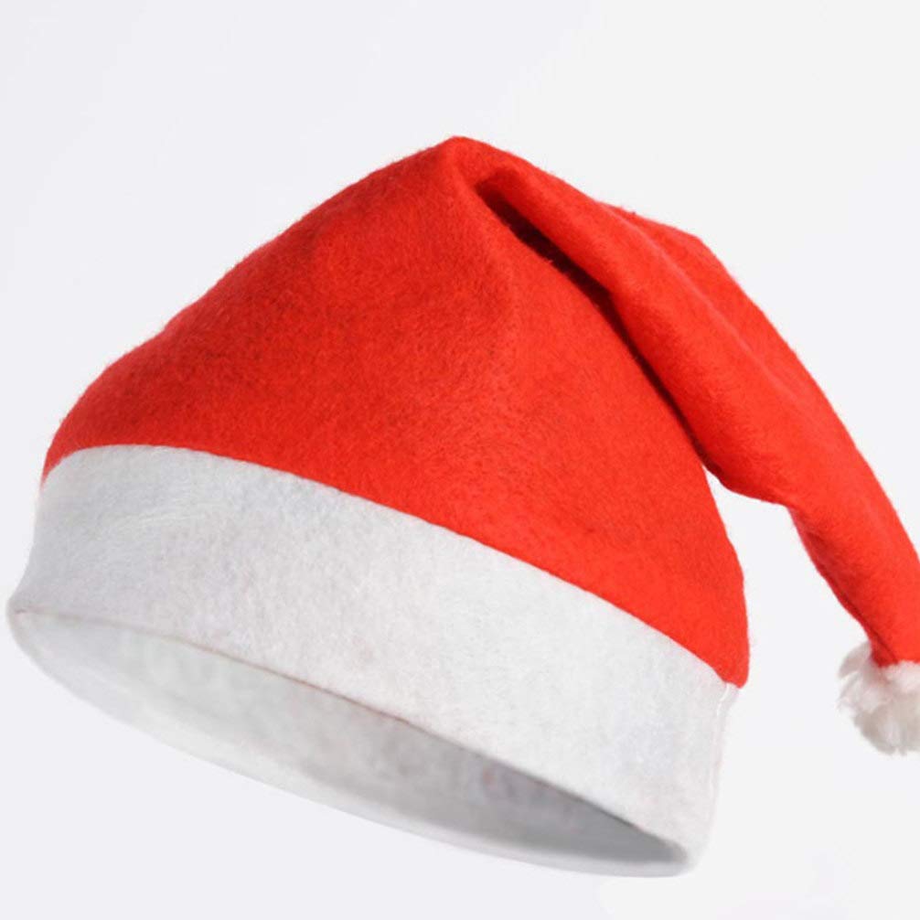 ABOOFAN 15 Pcs Christmas Party Hats - Festive Santa Claus Headdress for Kids & Adults, Thick Holiday Headwear for Xmas Celebrations, Family Gatherings & Office Parties