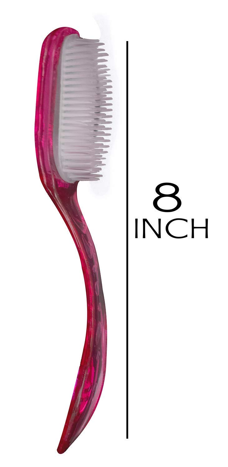 Premium GLAN Dead Skin Remover & Callus Exfoliator - 2 Pack Pedicure Brush Set for Men & Women (Multicolor) - Perfect for At-Home Foot Care & Salon Pedicures