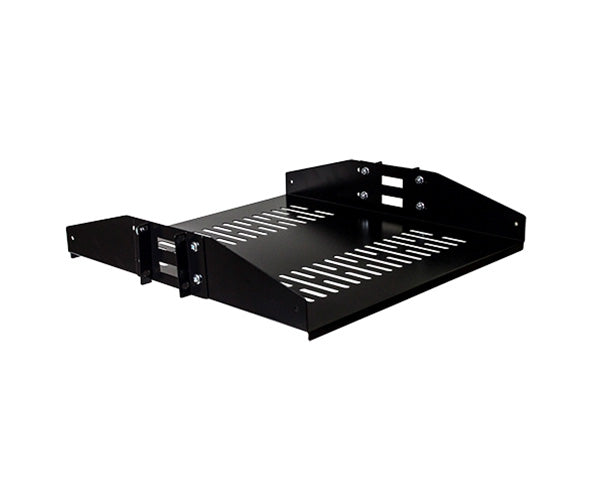 Heavy Duty Double Sided Network Rack Shelf - 19 Inch Center Mount Server Rack Shelf for Data Center, Office & Home Network Equipment Organization