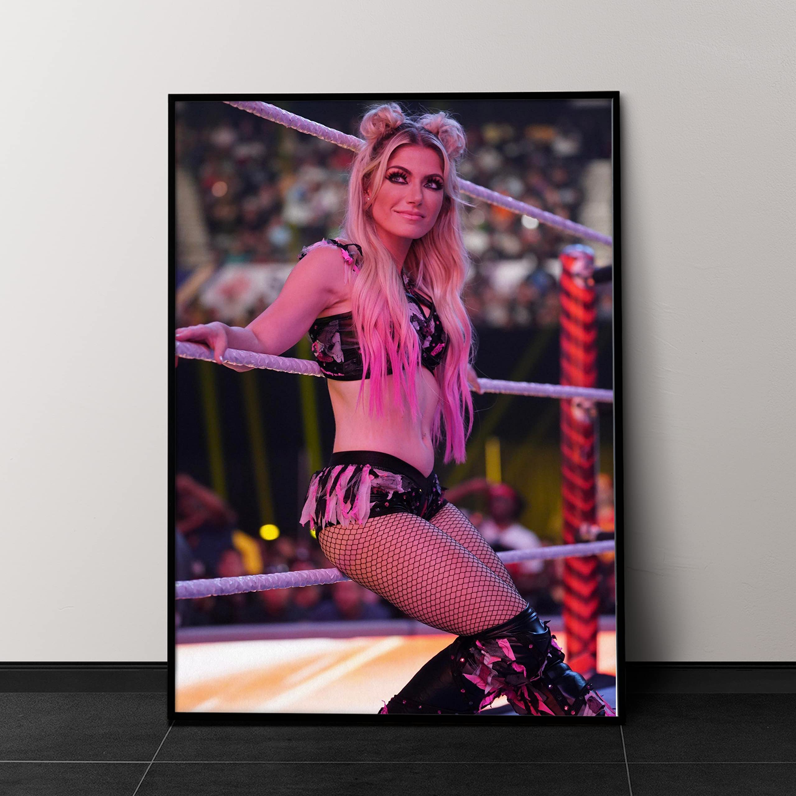 Alexa Wrestling Poster - Royal Rumble Gym Art for Home & Workout Room Decor