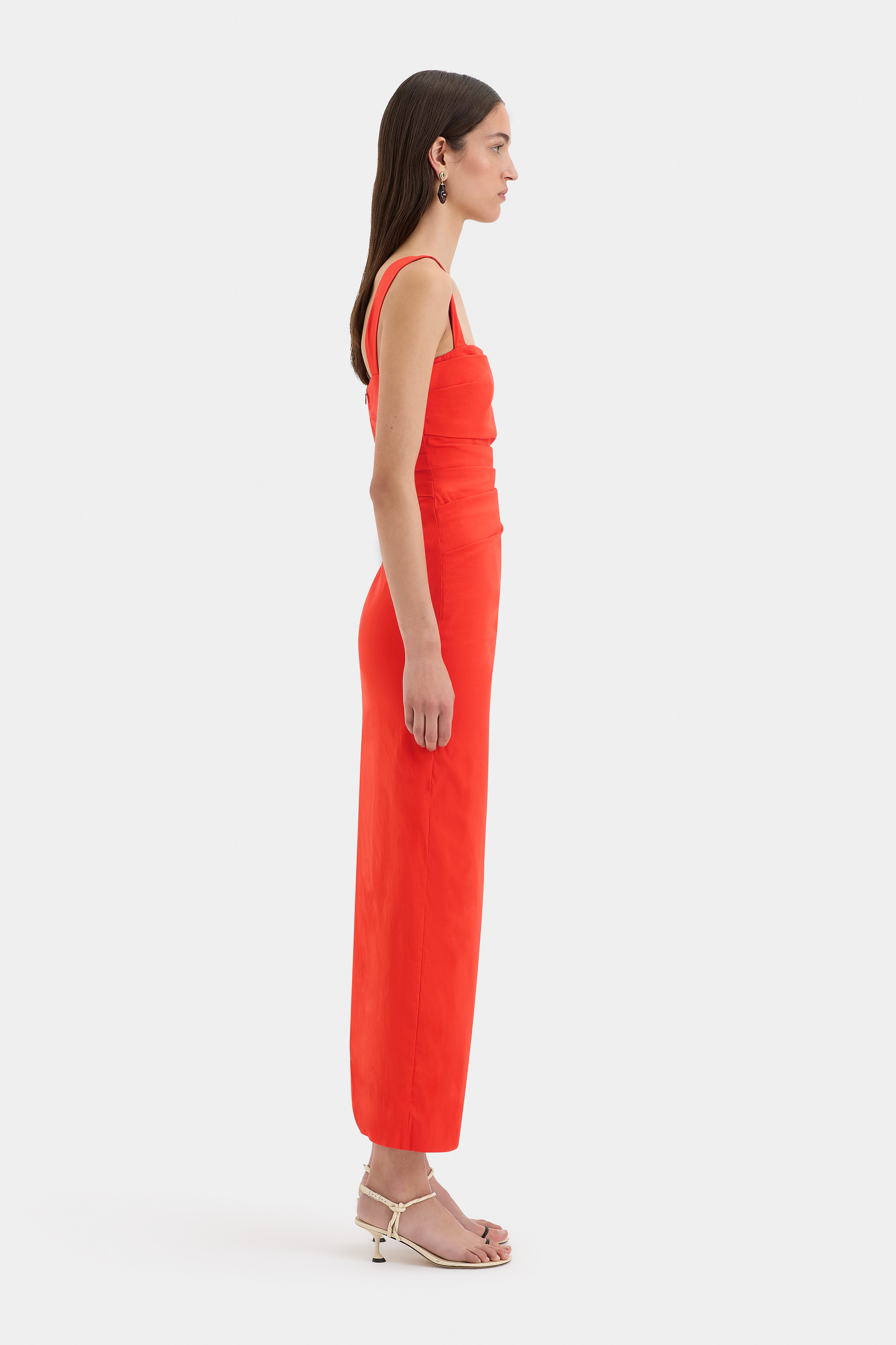 Elegant Dahlia Balconette Gown - Floral Lace Evening Dress for Women | Perfect for Weddings, Prom & Special Occasions
