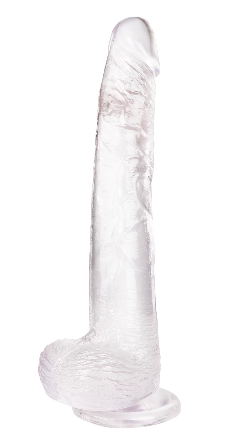 11.61 Inch Realistic Dildo with Strong Suction Cup - Lifelike Skin-Touching Feeling, Soft G-Spot Stimulator for Women & Men - Perfect for Solo Play & Couples Intimacy