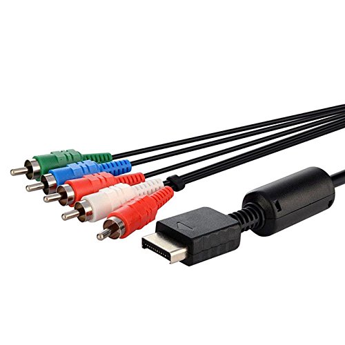 Premium Wiresmith HD RCA Component A/V Cable for Sony PlayStation 2 & PS3 - High-Quality Audio Video Connection for Gaming & Home Theater Systems