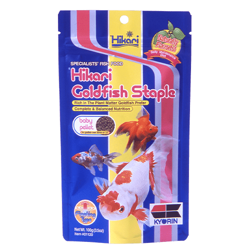 Hikari Goldfish Floating Baby Pellet Food - Premium Nutrition for Small Goldfish & Tropical Fish - Ideal for Aquariums, Fish Tanks & Outdoor Ponds