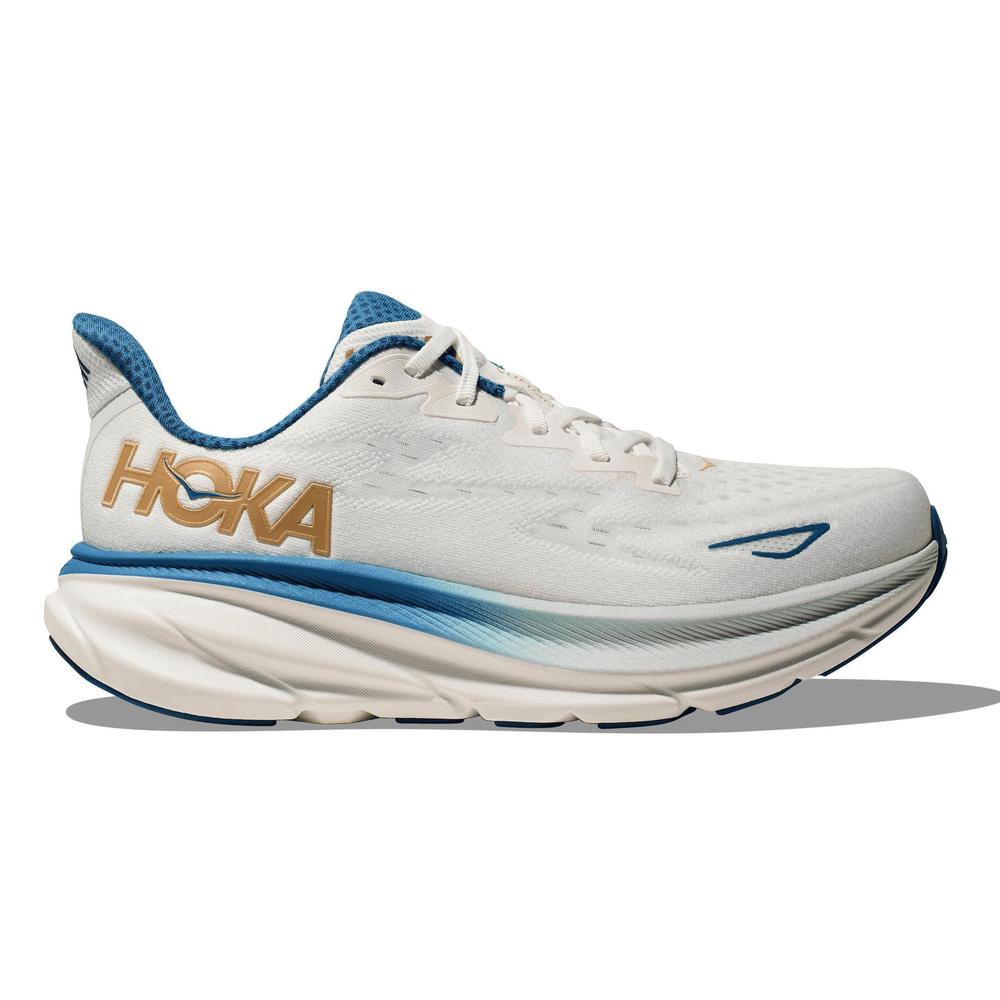 M Clifton 9 Frost Gold Running Shoes - Lightweight Cushioned Sneakers for Men - Perfect for Jogging, Gym Workouts & Daily Wear