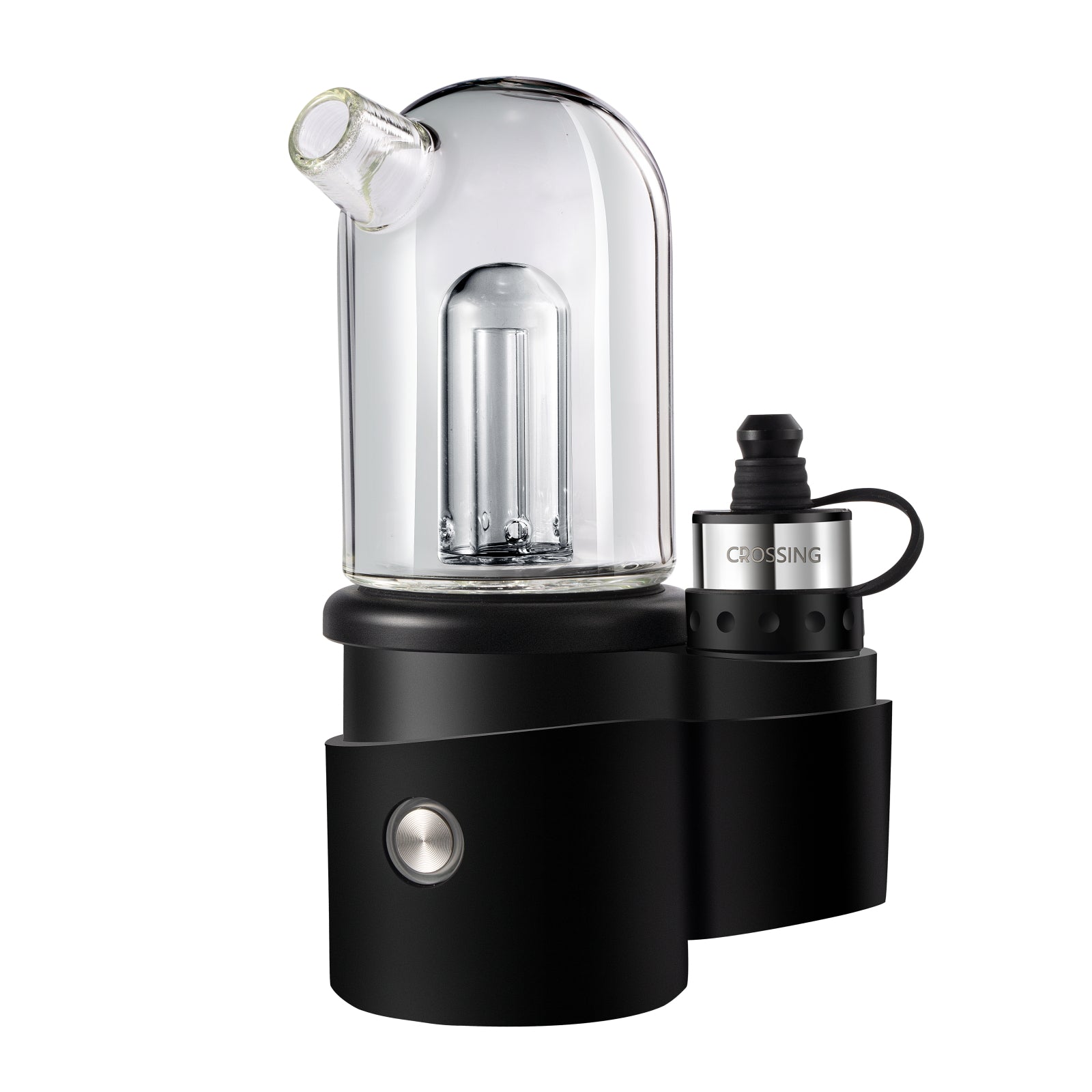 Crossing Core Side Mouthpiece Bubbler Stargazer | Grenade Glass Water Pipe Attachment for Dabbing & Vaporizing - Perfect for Smooth Hits & Flavorful Sessions