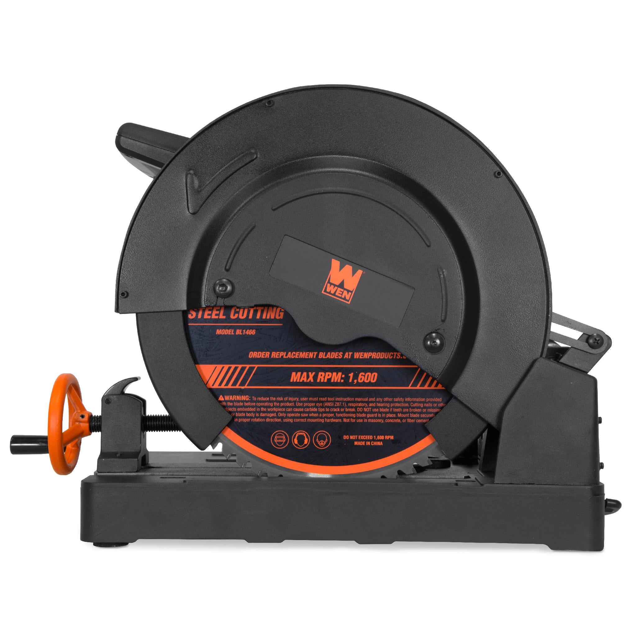 WEN CM1452 15 Amp 14-Inch Multi-Material Cut Off Chop Saw with Carbide-Tipped Blade | Metal & Wood Cutting | Perfect for Construction, Metalworking & DIY Projects
